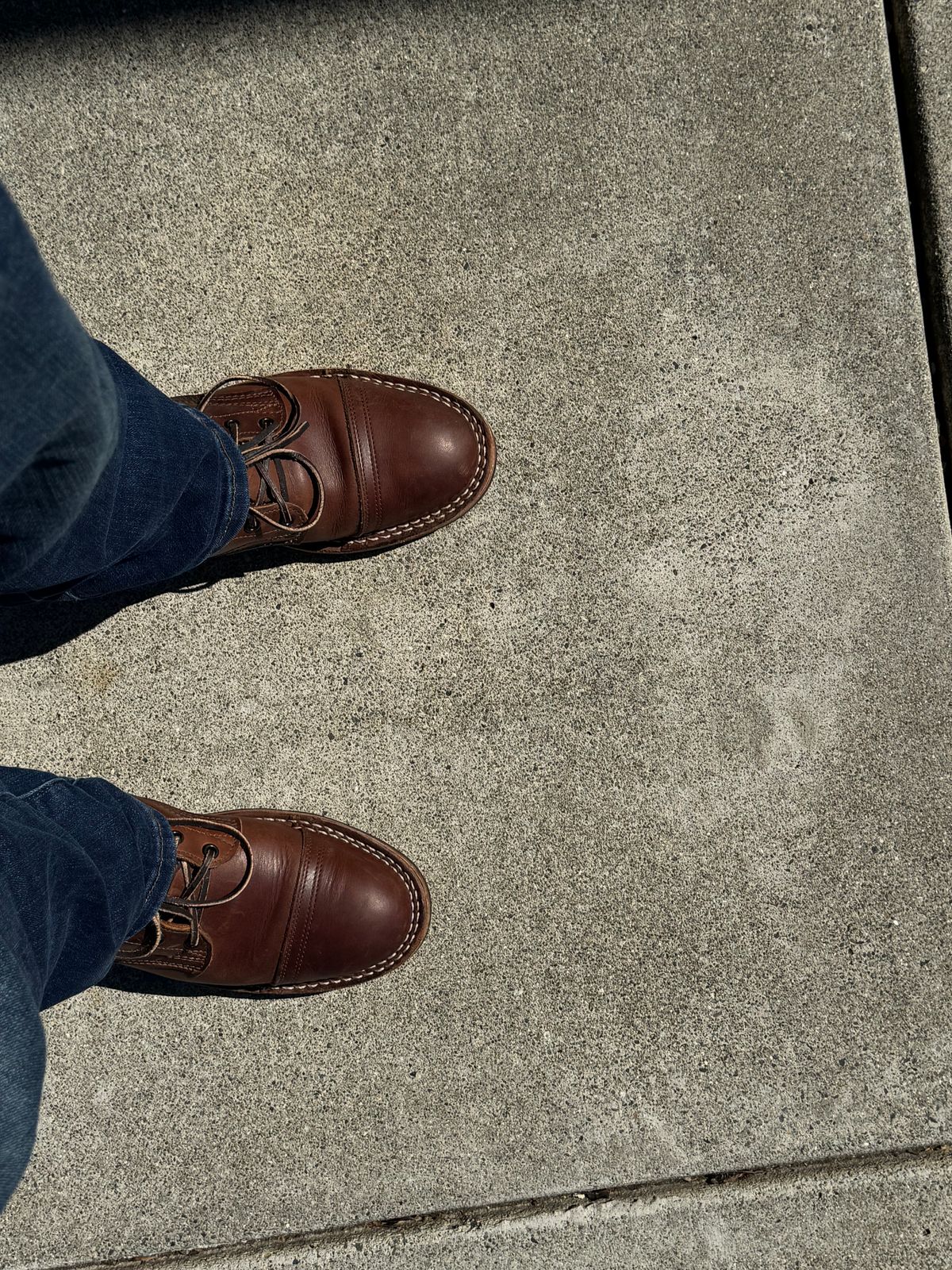 Photo by t1ga5 on March 15, 2026 of the Nicks X Parkhurst V3 in Horween Whiskey Predator.