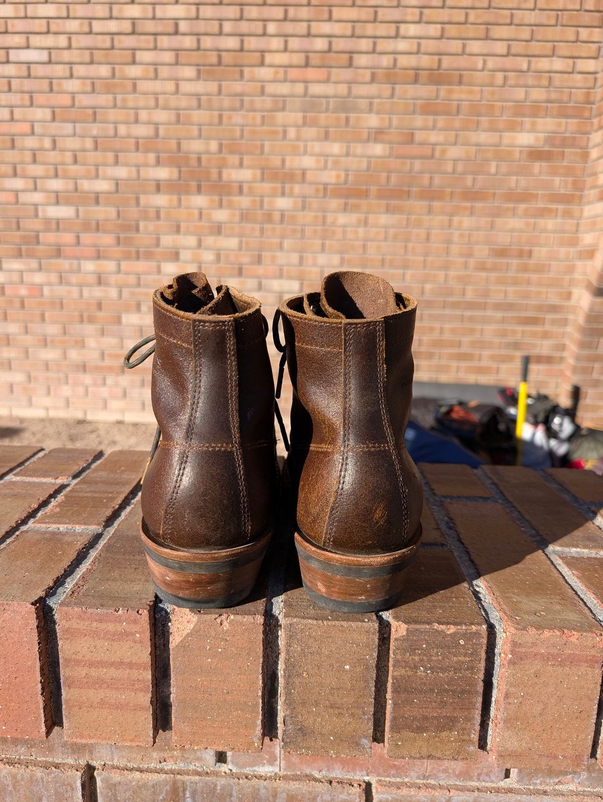 Photo by Aus10g on November 2, 2025 of the White's Sundance in Horween Cinnamon Waxed Flesh.