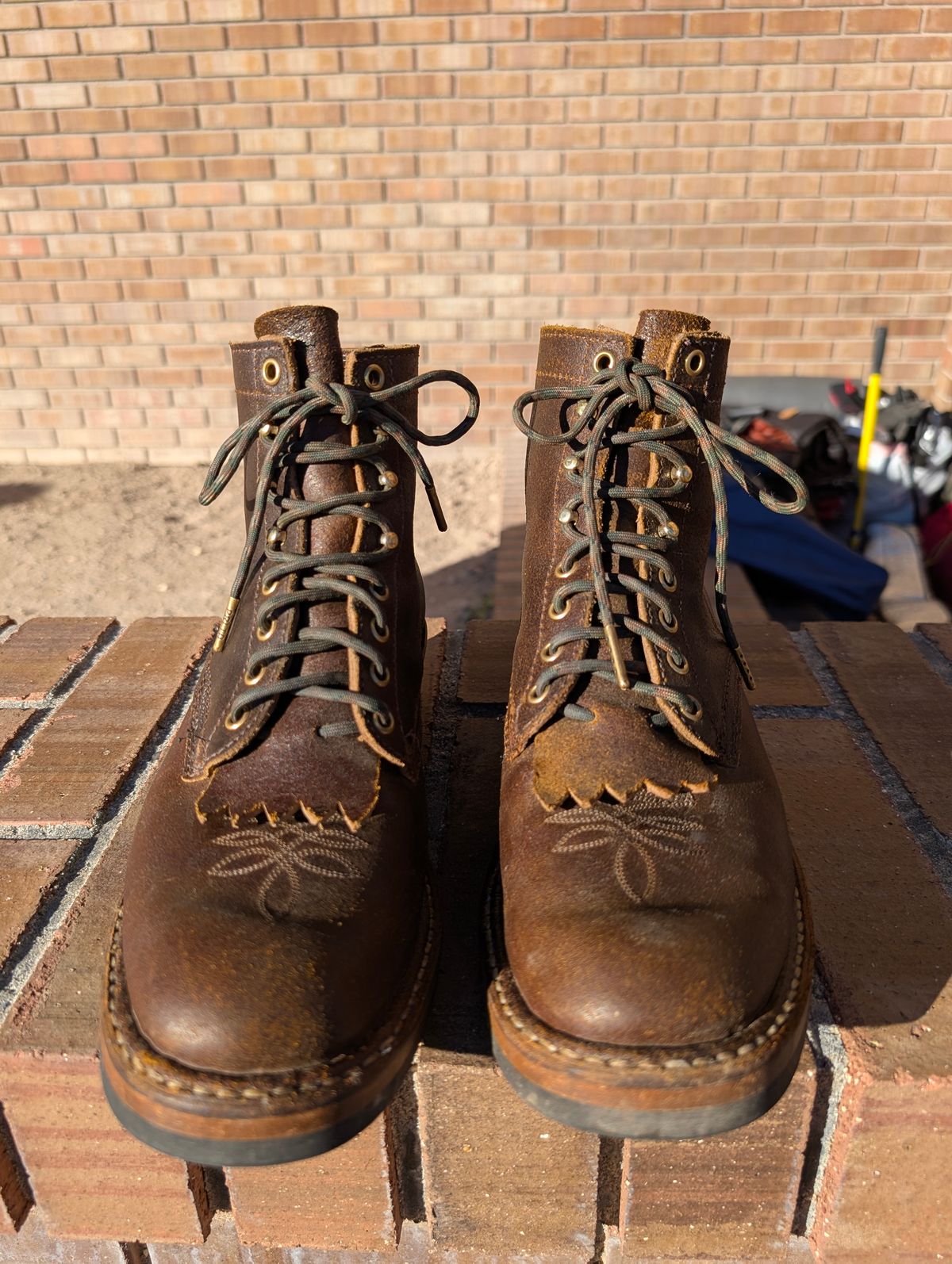 Photo by Aus10g on November 2, 2025 of the White's Sundance in Horween Cinnamon Waxed Flesh.