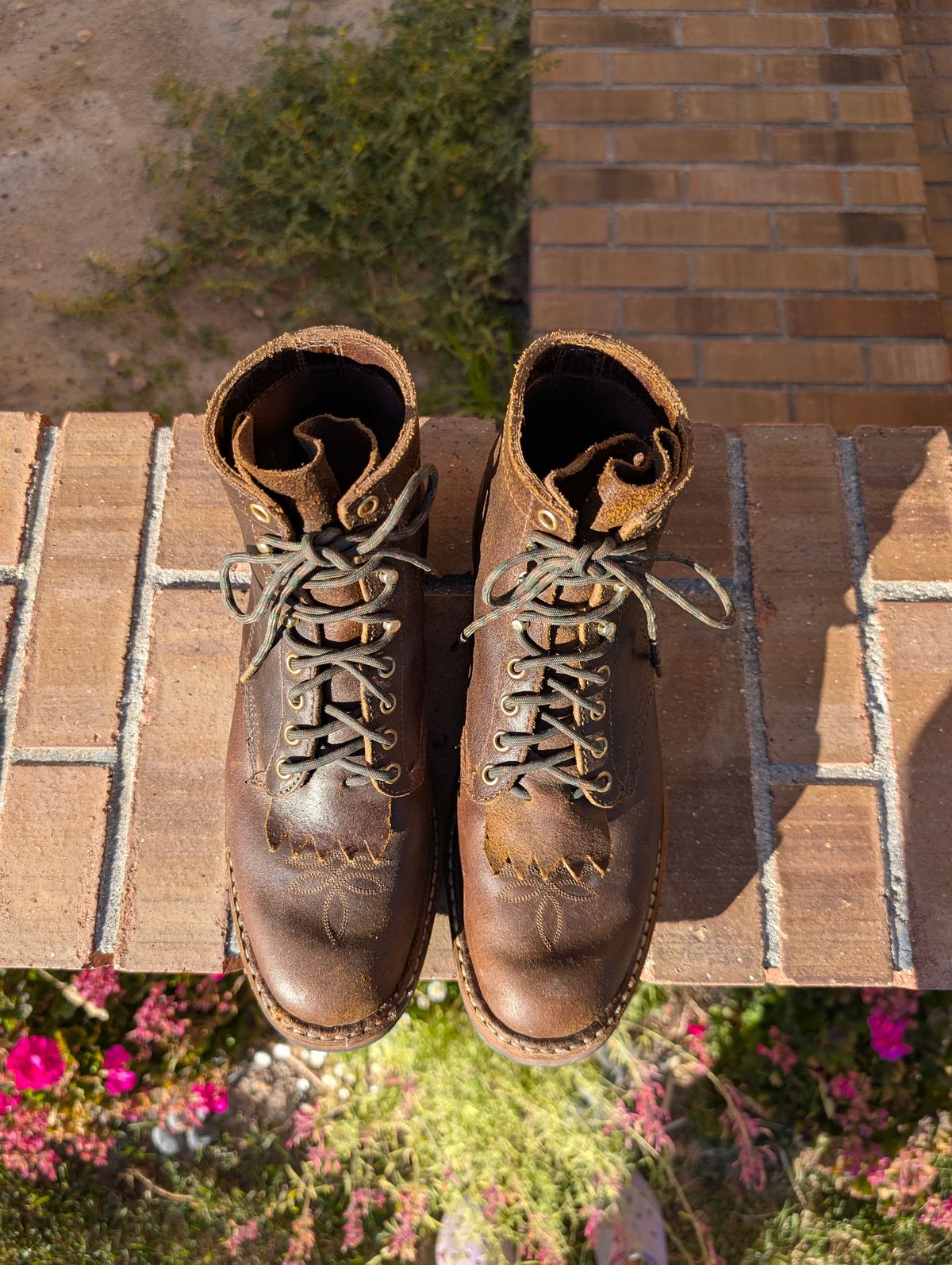 Photo by Aus10g on November 2, 2025 of the White's Sundance in Horween Cinnamon Waxed Flesh.
