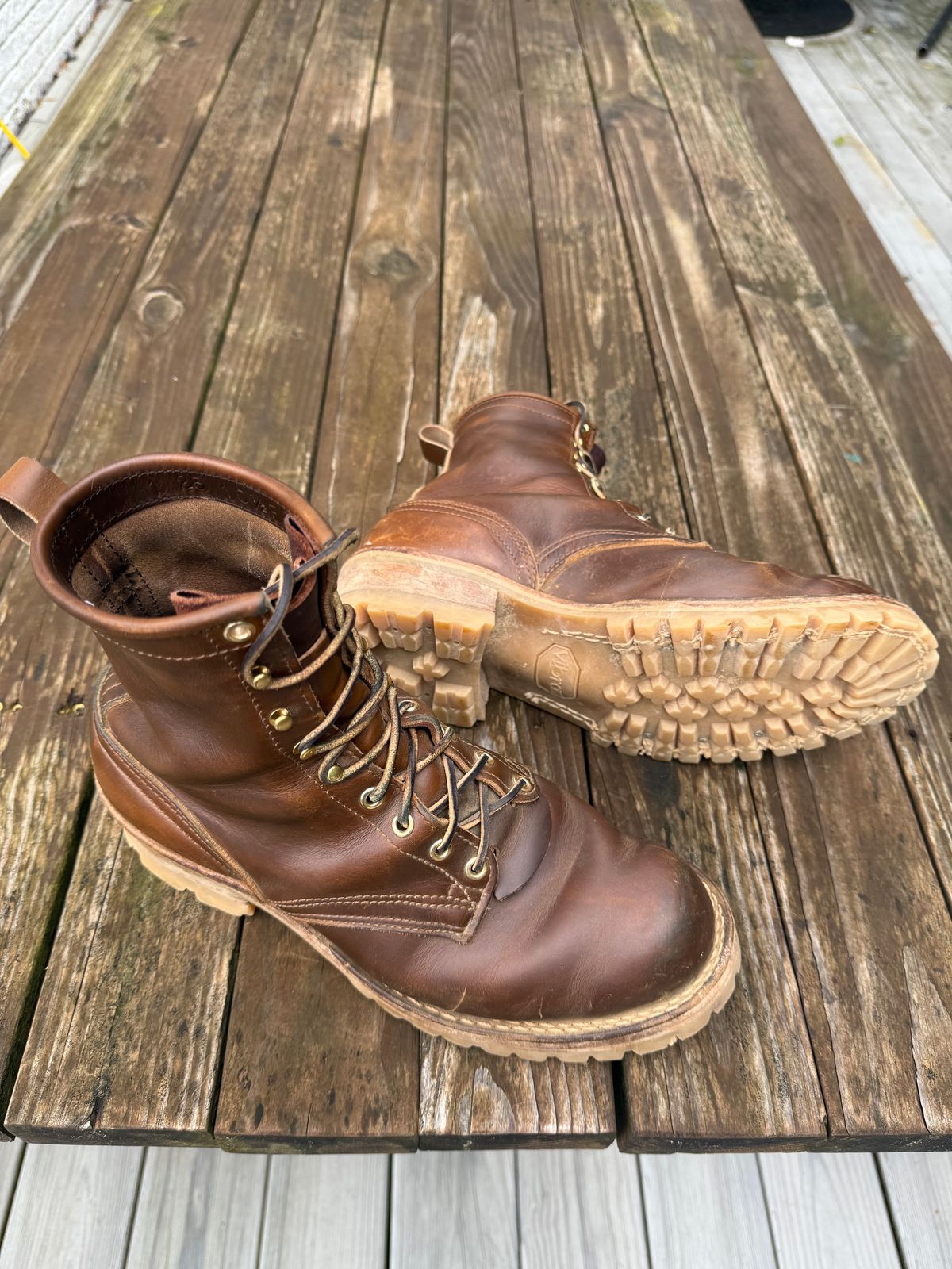 Photo by JBravo on May 3, 2025 of the Nicks Lace Up Heritage in Shackleton Cognac.