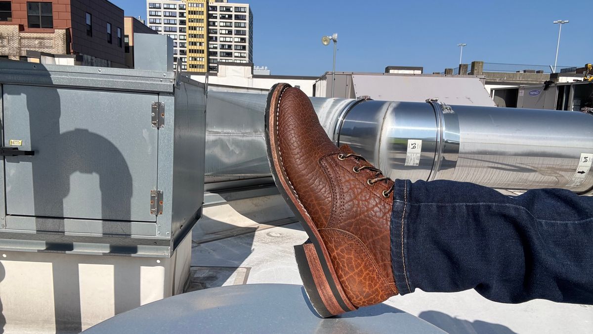 Photo by Josephjay21 on July 24, 2025 of the Nicks Handmade Boots Falcon HNW in Shrunken Bison Brown.
