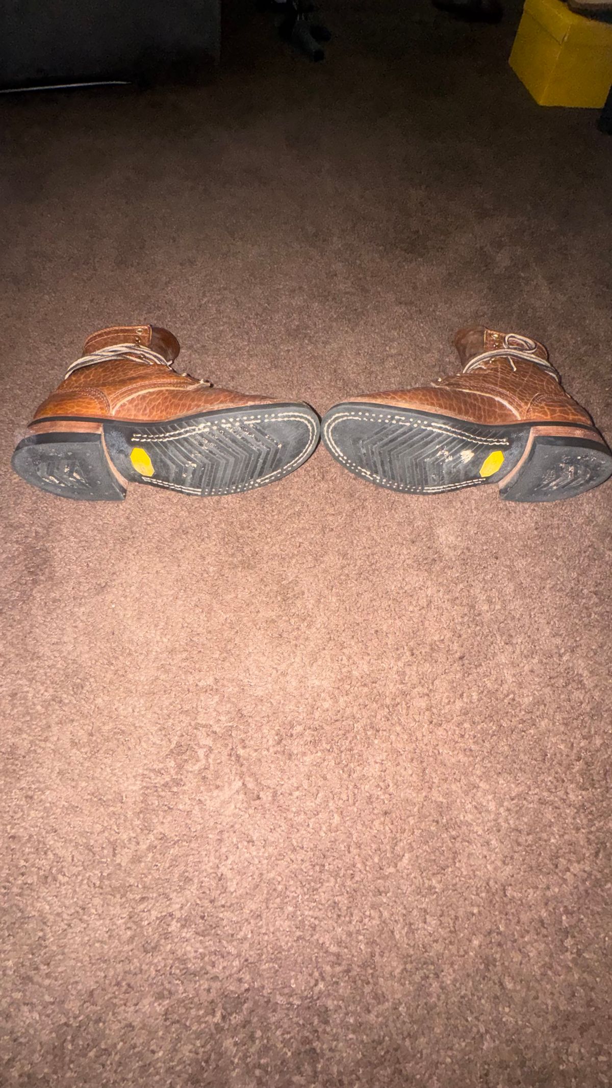 Photo by Josephjay21 on May 15, 2026 of the Nicks Handmade Boots Falcon HNW in Shrunken Bison Brown.