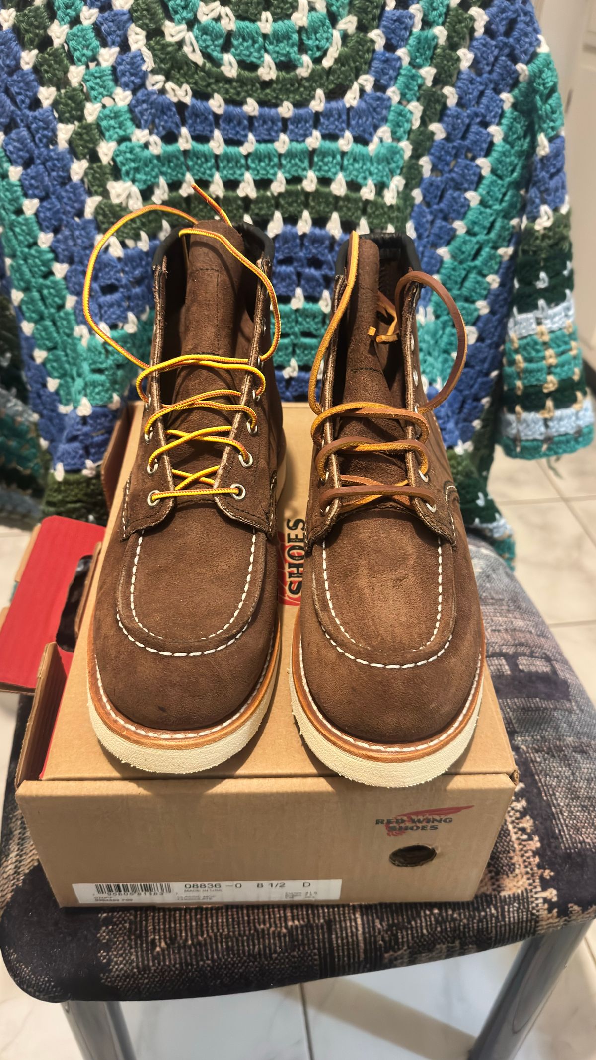 Photo by Josephjay21 on February 28, 2026 of the Red Wing 8836 in Chocolate Muleskinner.