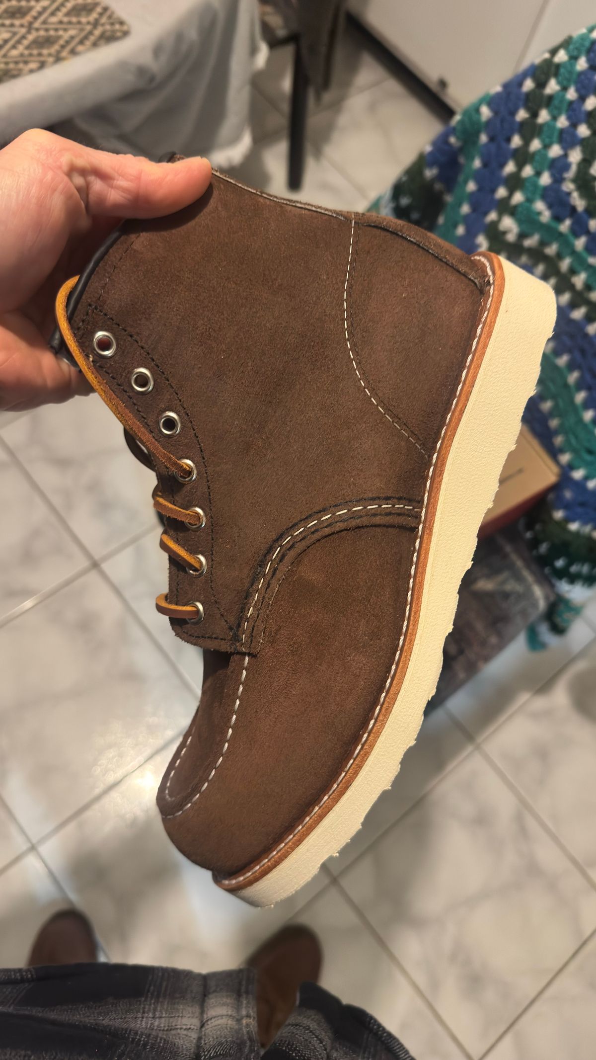 Photo by Josephjay21 on February 28, 2026 of the Red Wing 8836 in Chocolate Muleskinner.