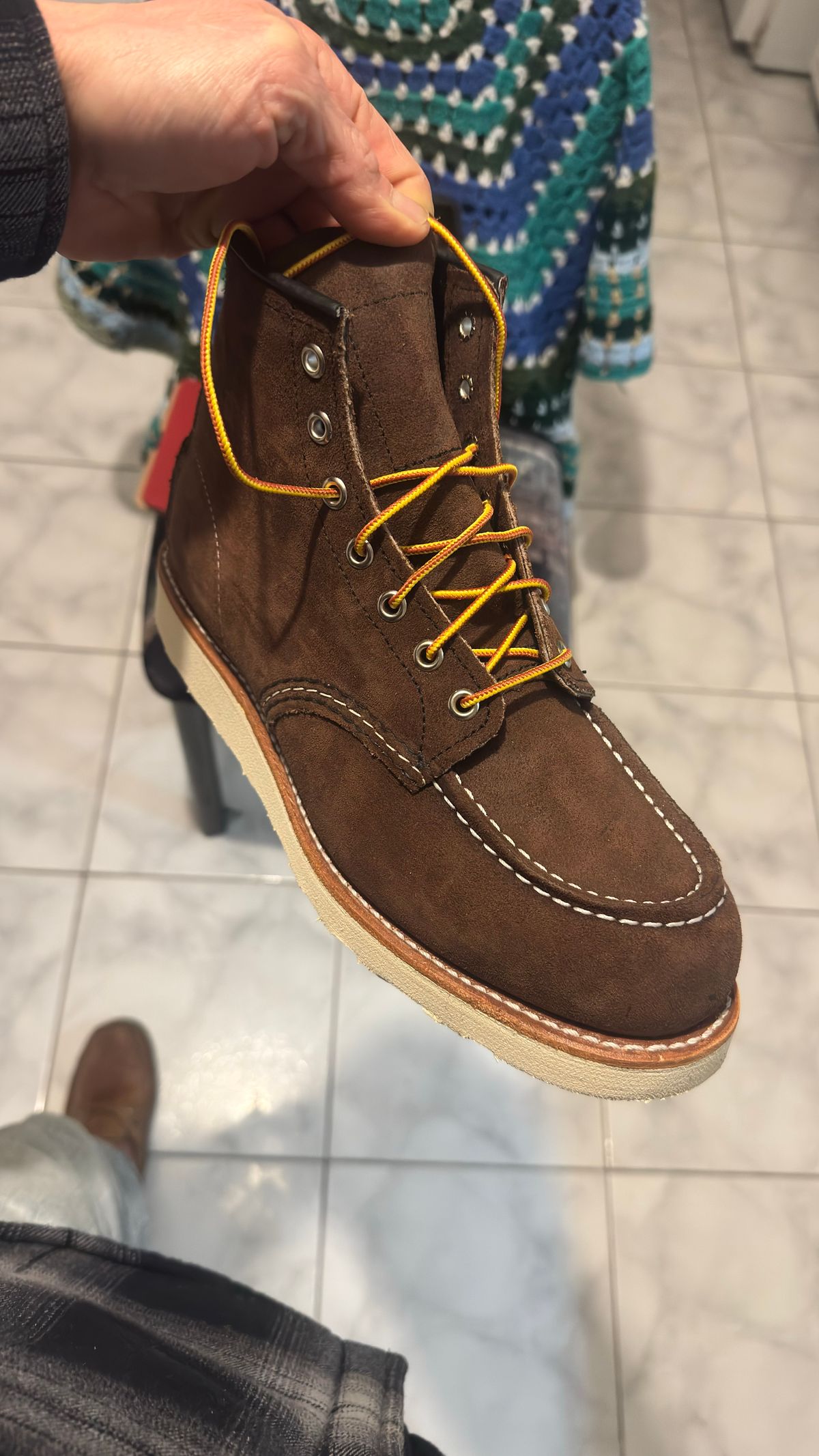 Photo by Josephjay21 on February 28, 2026 of the Red Wing 8836 in Chocolate Muleskinner.