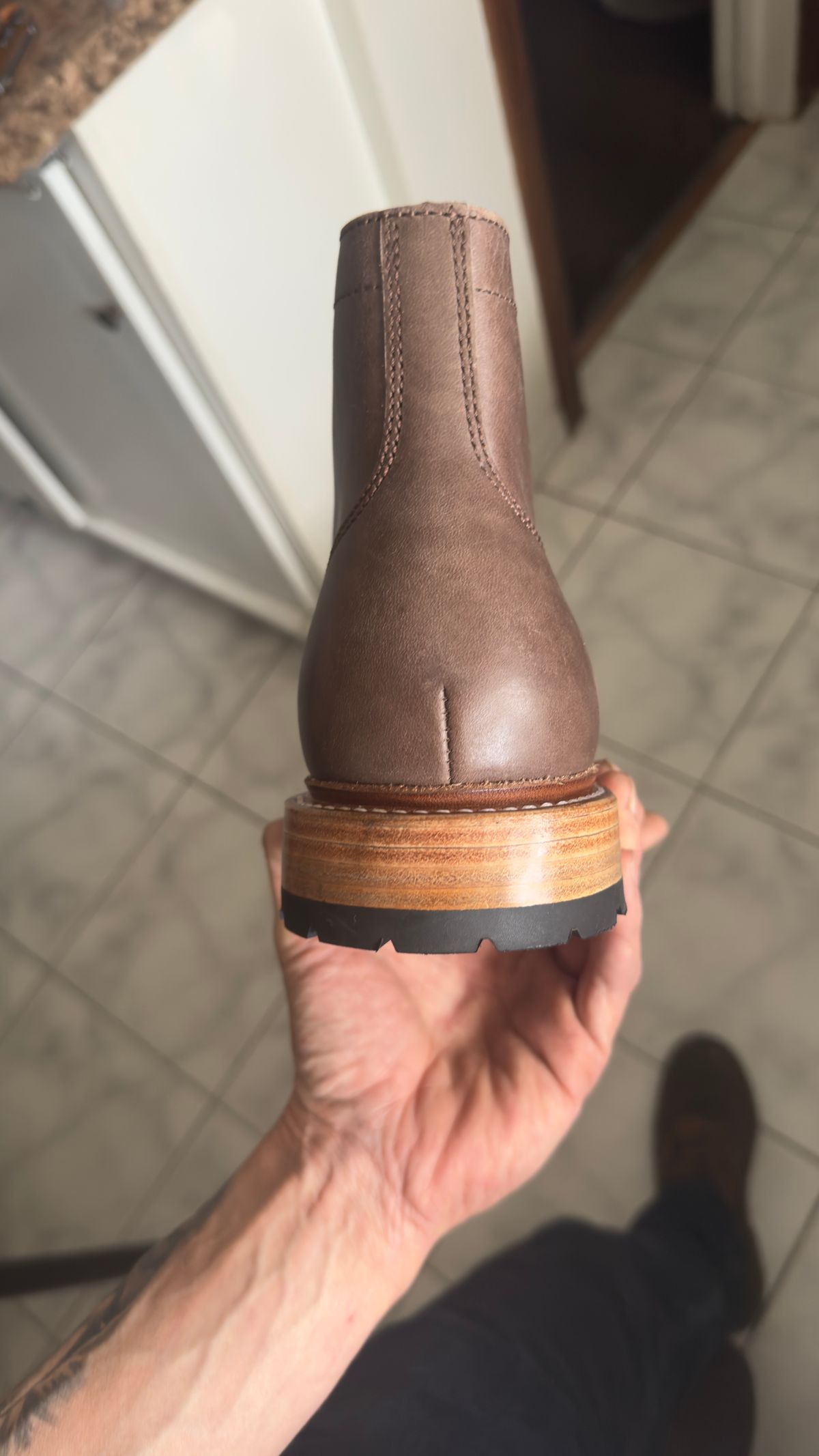 Photo by Josephjay21 on April 29, 2025 of the Caswell Boot Company Lisbon in 1071 TPR Horsebutt.