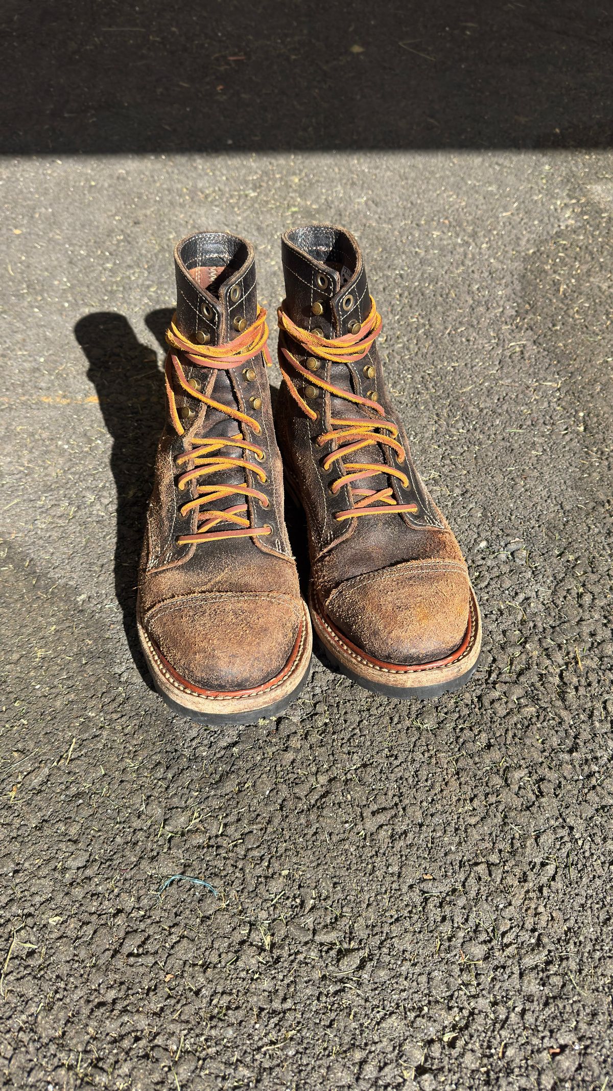 Photo by Josephjay21 on May 16, 2026 of the Truman Upland Boot in Horween Black Waxed Flesh.