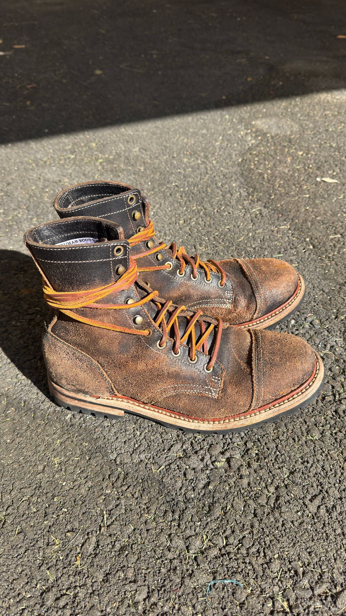 Photo by Josephjay21 on May 16, 2026 of the Truman Upland Boot in Horween Black Waxed Flesh.