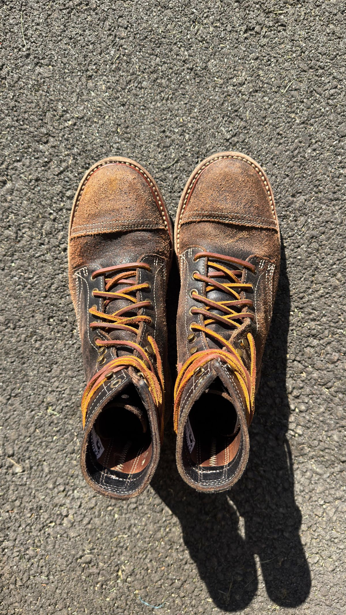 Photo by Josephjay21 on May 16, 2026 of the Truman Upland Boot in Horween Black Waxed Flesh.