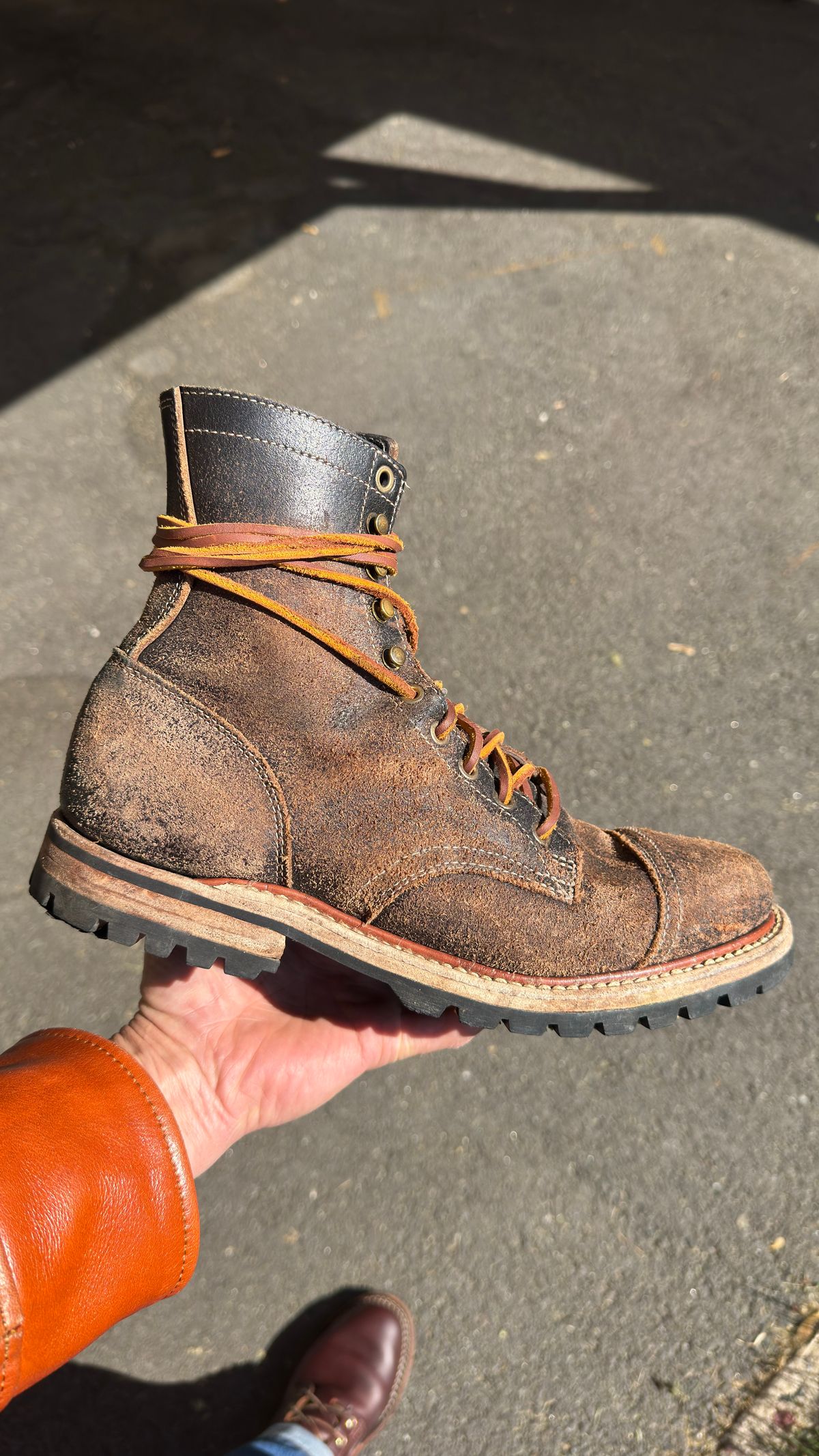 Photo by Josephjay21 on May 16, 2026 of the Truman Upland Boot in Horween Black Waxed Flesh.