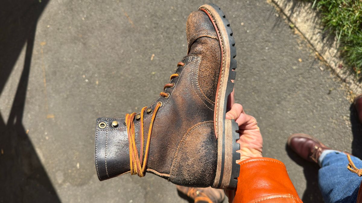 Photo by Josephjay21 on May 16, 2026 of the Truman Upland Boot in Horween Black Waxed Flesh.