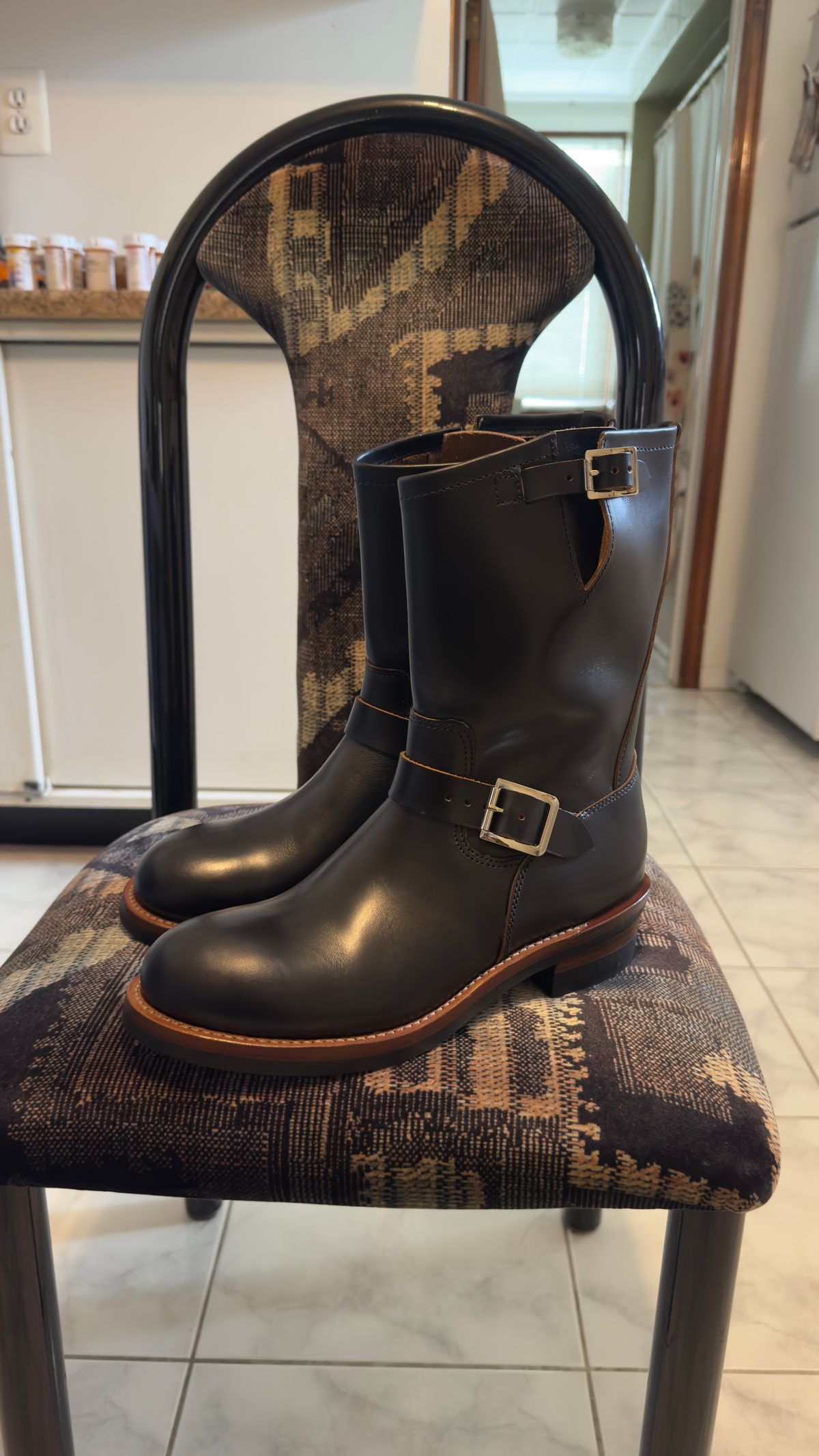 Photo by Josephjay21 on April 29, 2026 of the Crush On Retro Engineer 301 in Black Teacore Cowhide.