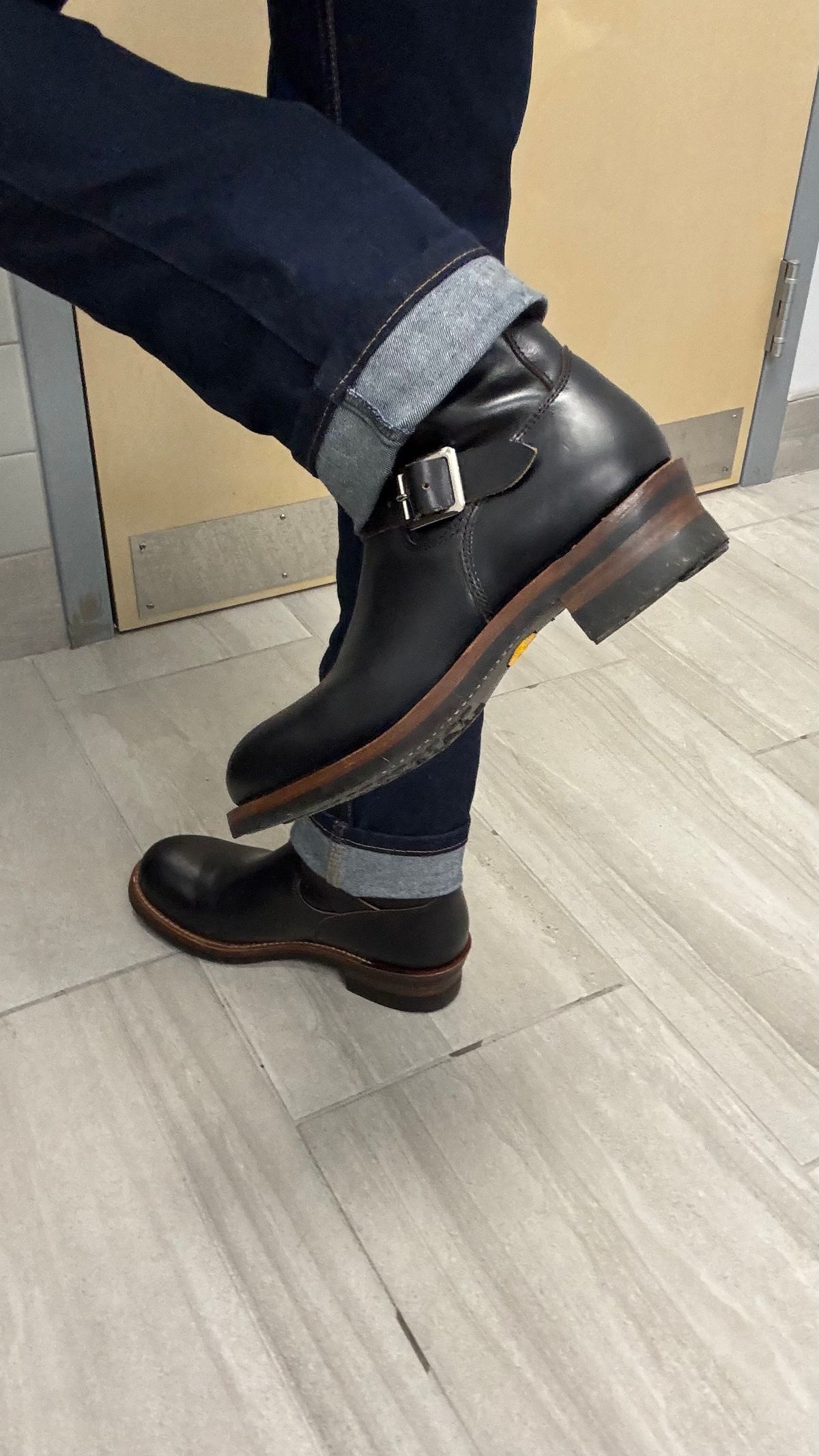 Photo by Josephjay21 on May 15, 2026 of the Crush On Retro Engineer 301 in Black Teacore Cowhide.