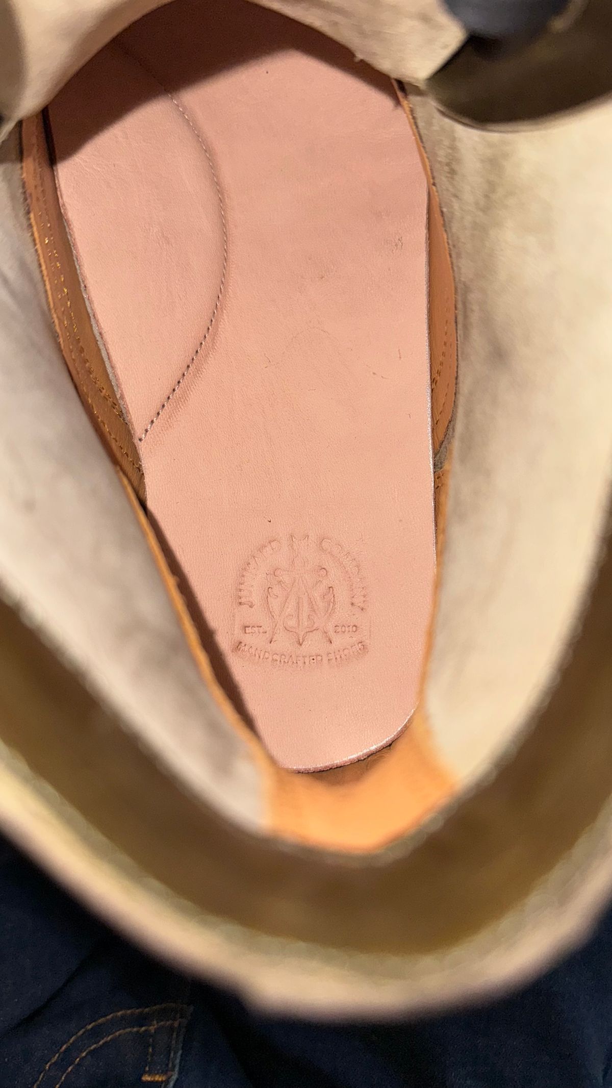 Photo by Josephjay21 on June 26, 2025 of the Junkard SC Plain Toe in Maryam Olive Horsebutt.