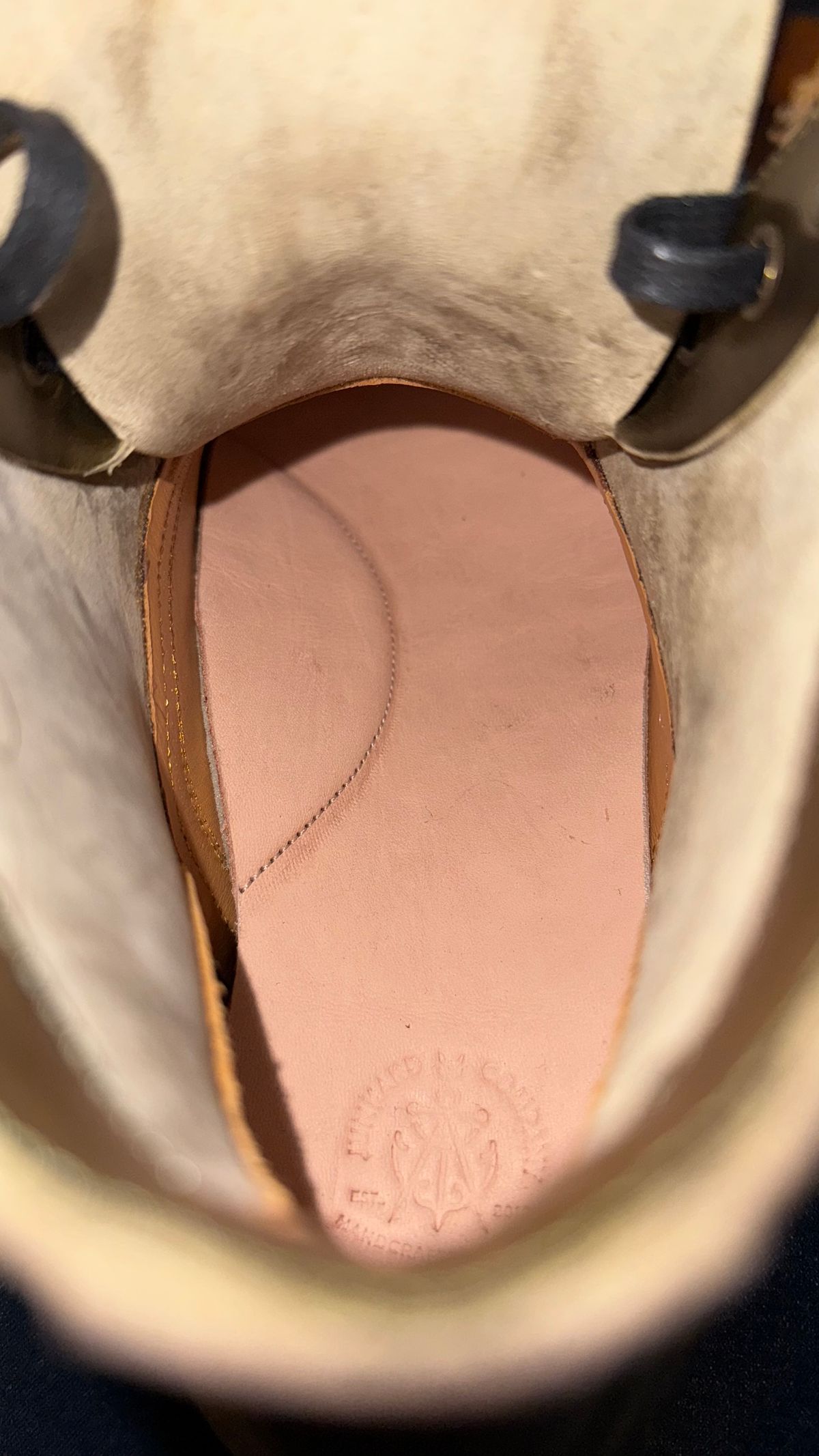 Photo by Josephjay21 on June 26, 2025 of the Junkard SC Plain Toe in Maryam Olive Horsebutt.