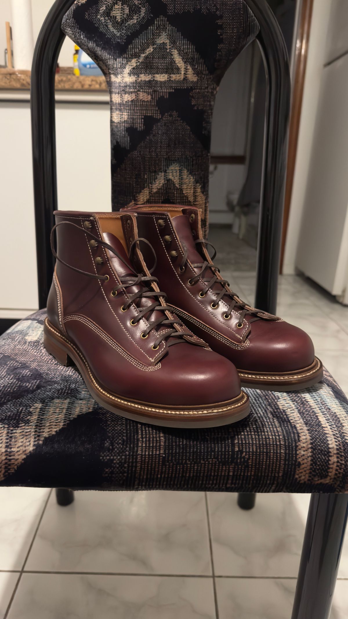 Photo by Josephjay21 on January 18, 2025 of the Caswell Boot Company Carver 2 in Horween Color 8 Chromexcel.