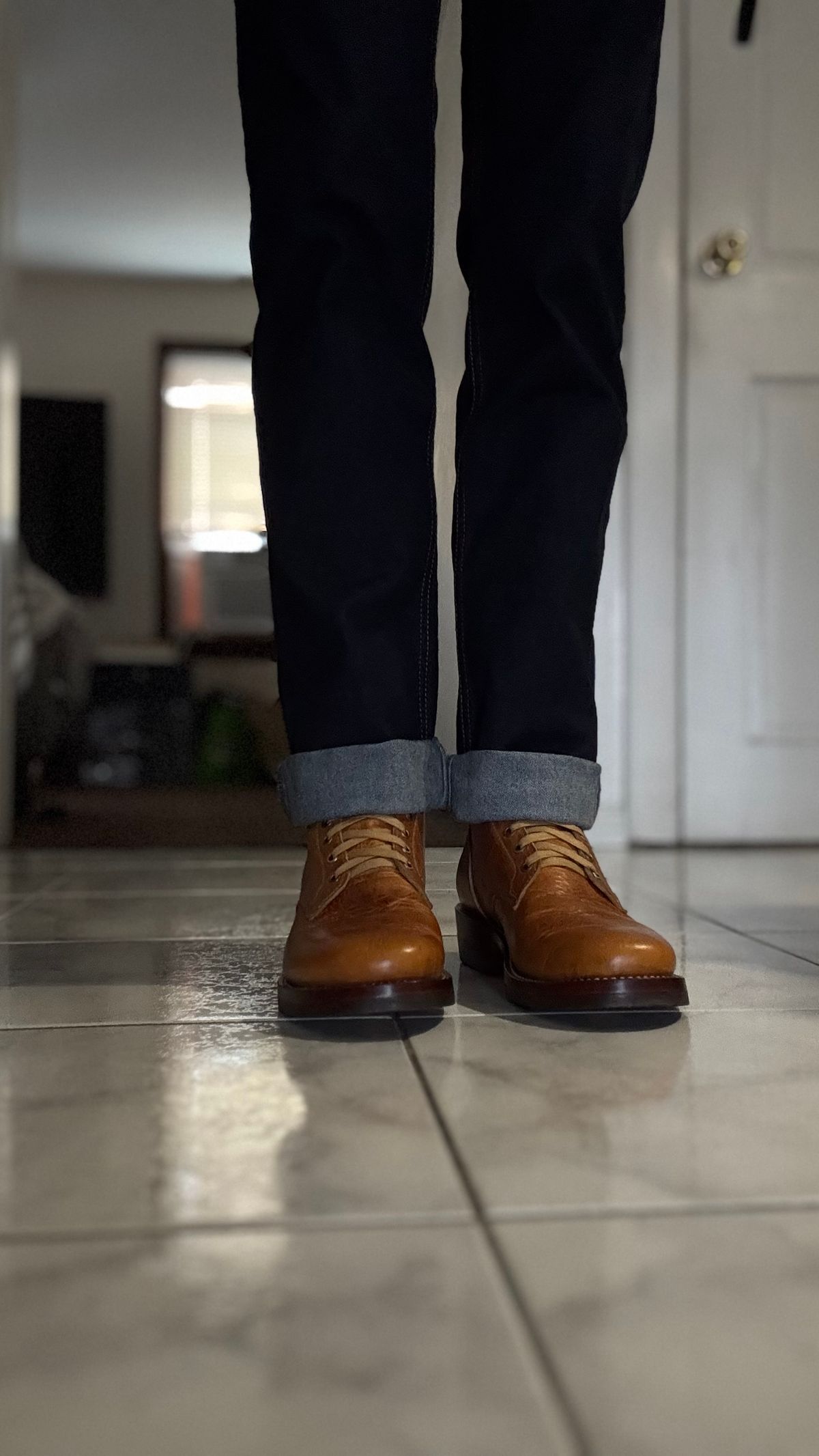 Photo by Josephjay21 on June 15, 2025 of the Jakkrabbits Field Boots in Badalassi Carlo Wax Napoli.