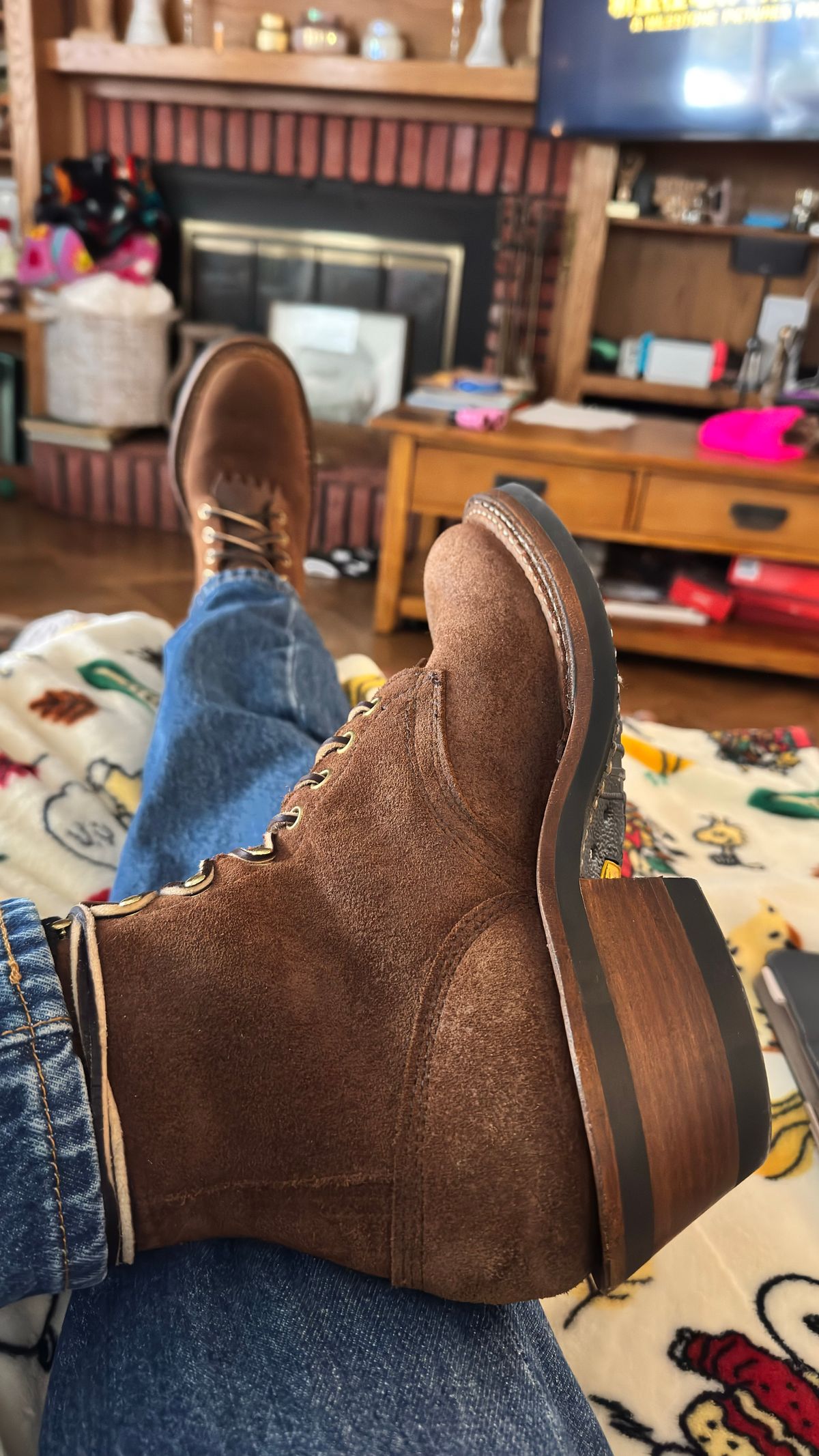 Photo by Josephjay21 on February 17, 2026 of the White's Packer in Seidel Distressed Roughout.