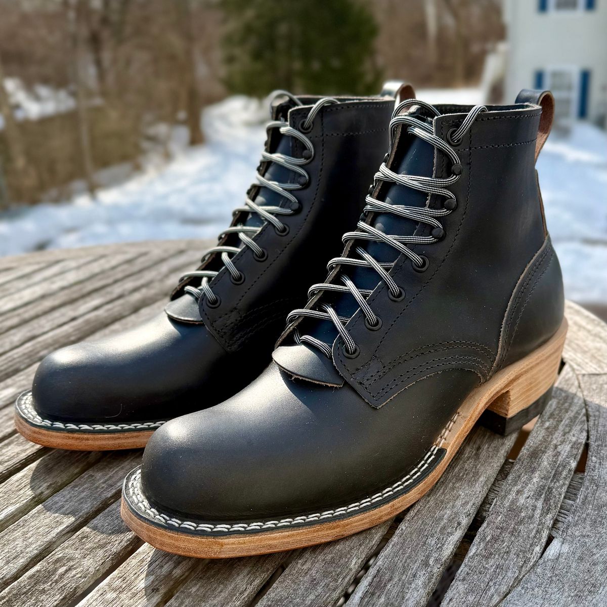 Photo by Ed on February 3, 2026 of the Nicks MTO in Wickett & Craig Grey Double Stuffed.