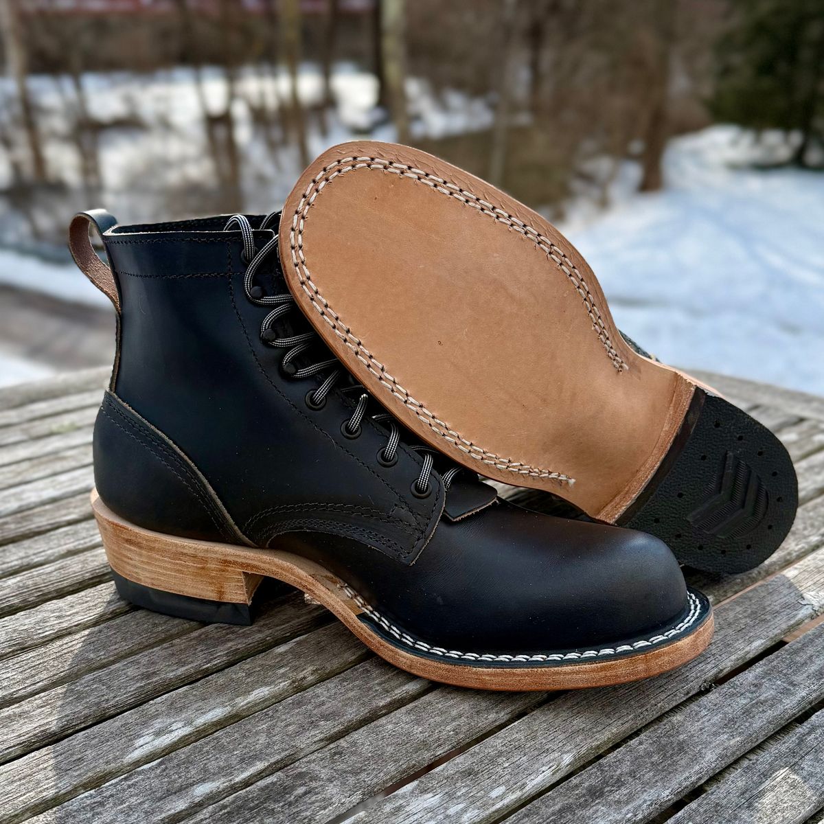 Photo by Ed on February 3, 2026 of the Nicks MTO in Wickett & Craig Grey Double Stuffed.