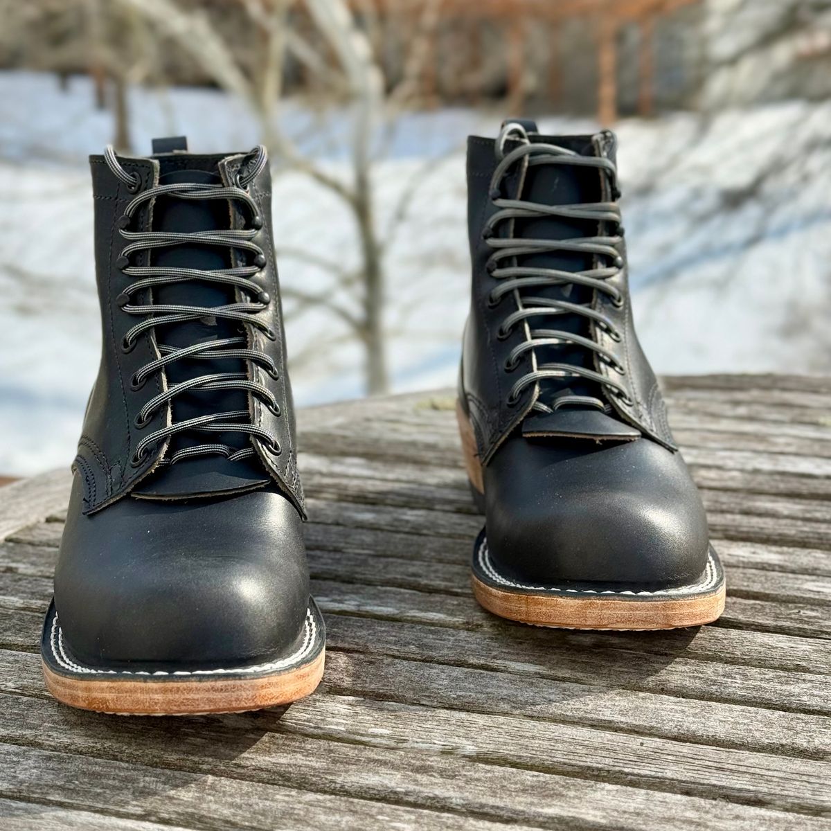 Photo by Ed on February 3, 2026 of the Nicks MTO in Wickett & Craig Grey Double Stuffed.