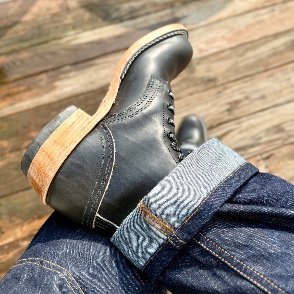 Photo by Ed on February 17, 2026 of the Nicks MTO in Wickett & Craig Grey Double Stuffed.