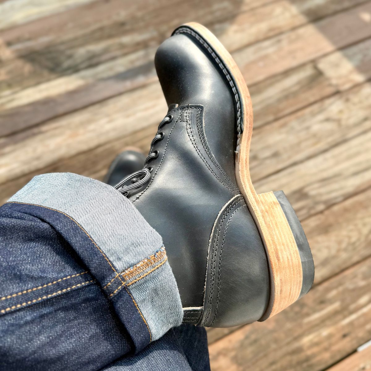 Photo by Ed on February 17, 2026 of the Nicks MTO in Wickett & Craig Grey Double Stuffed.