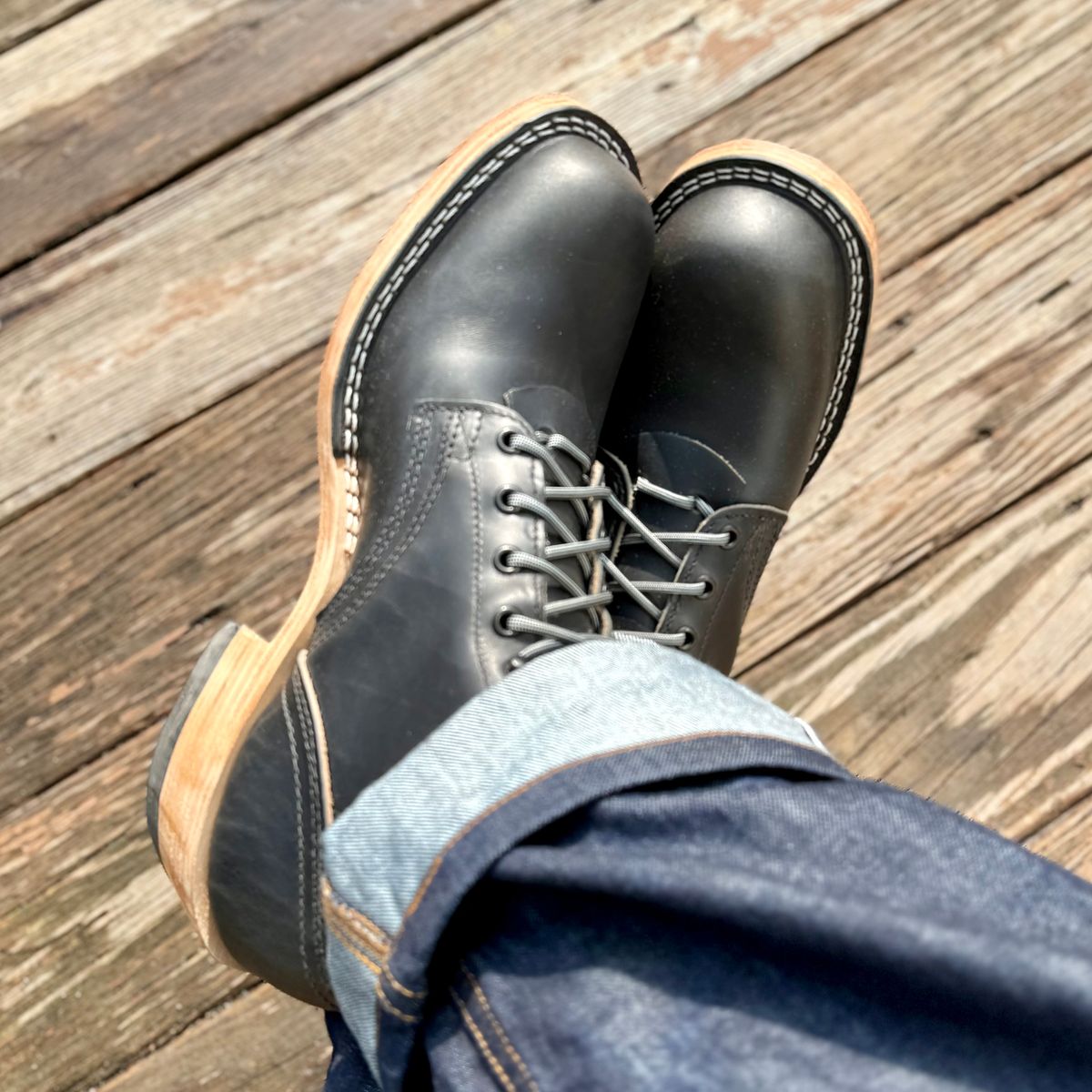 Photo by Ed on February 17, 2026 of the Nicks MTO in Wickett & Craig Grey Double Stuffed.