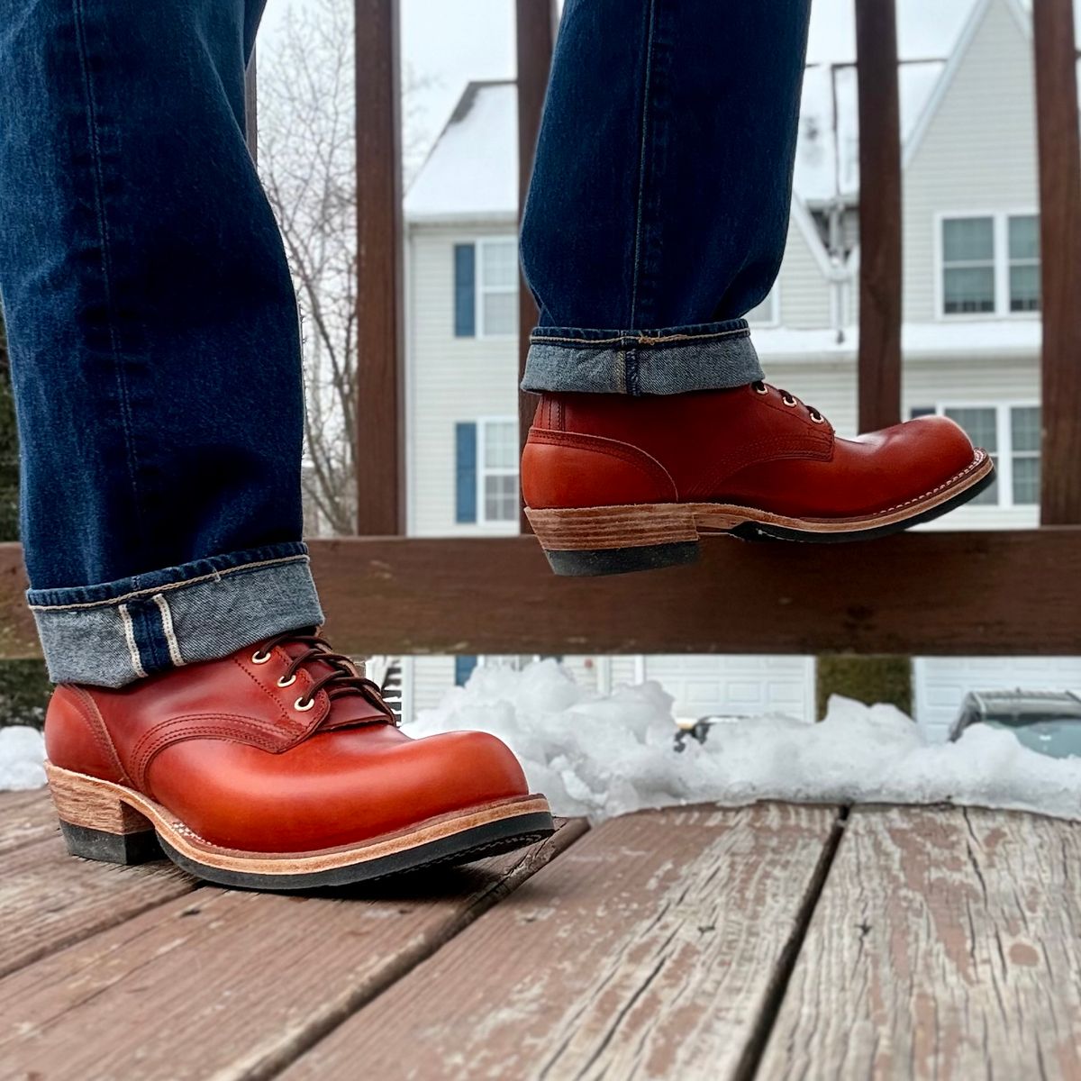 Photo by Ed on February 25, 2026 of the Nicks MTO in Wickett & Craig Double Stuffed Sienna.