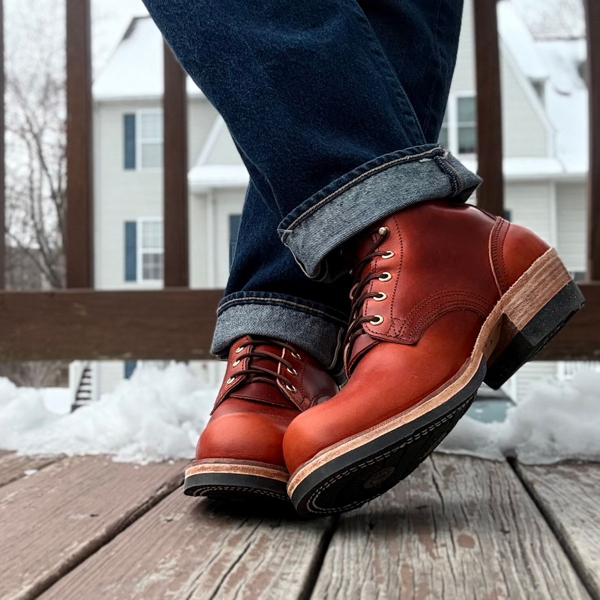 Photo by Ed on February 25, 2026 of the Nicks MTO in Wickett & Craig Double Stuffed Sienna.