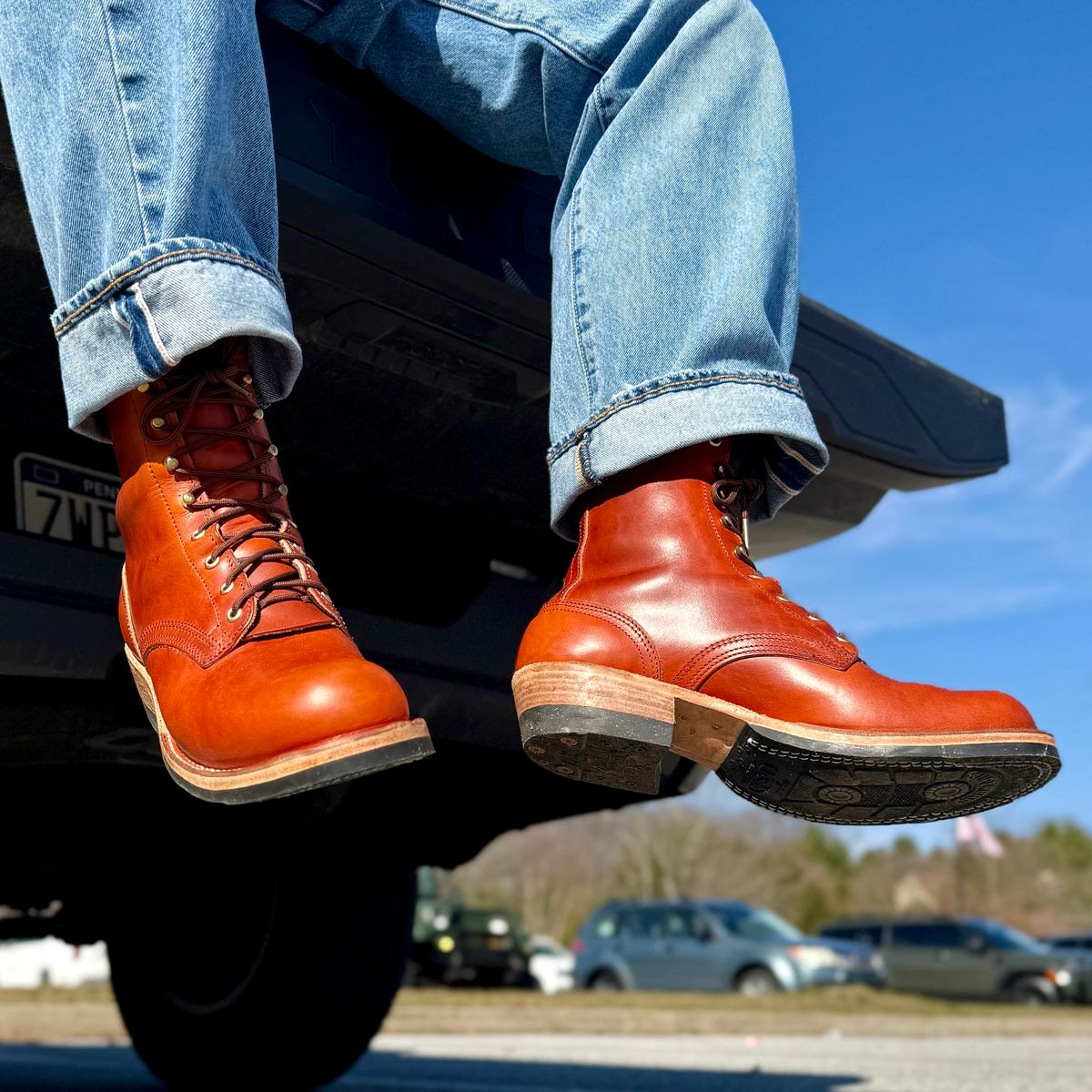 Photo by Ed on March 10, 2026 of the Nicks MTO in Wickett & Craig Double Stuffed Sienna.