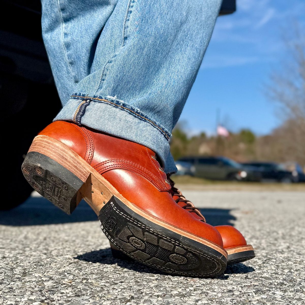 Photo by Ed on March 10, 2026 of the Nicks MTO in Wickett & Craig Double Stuffed Sienna.