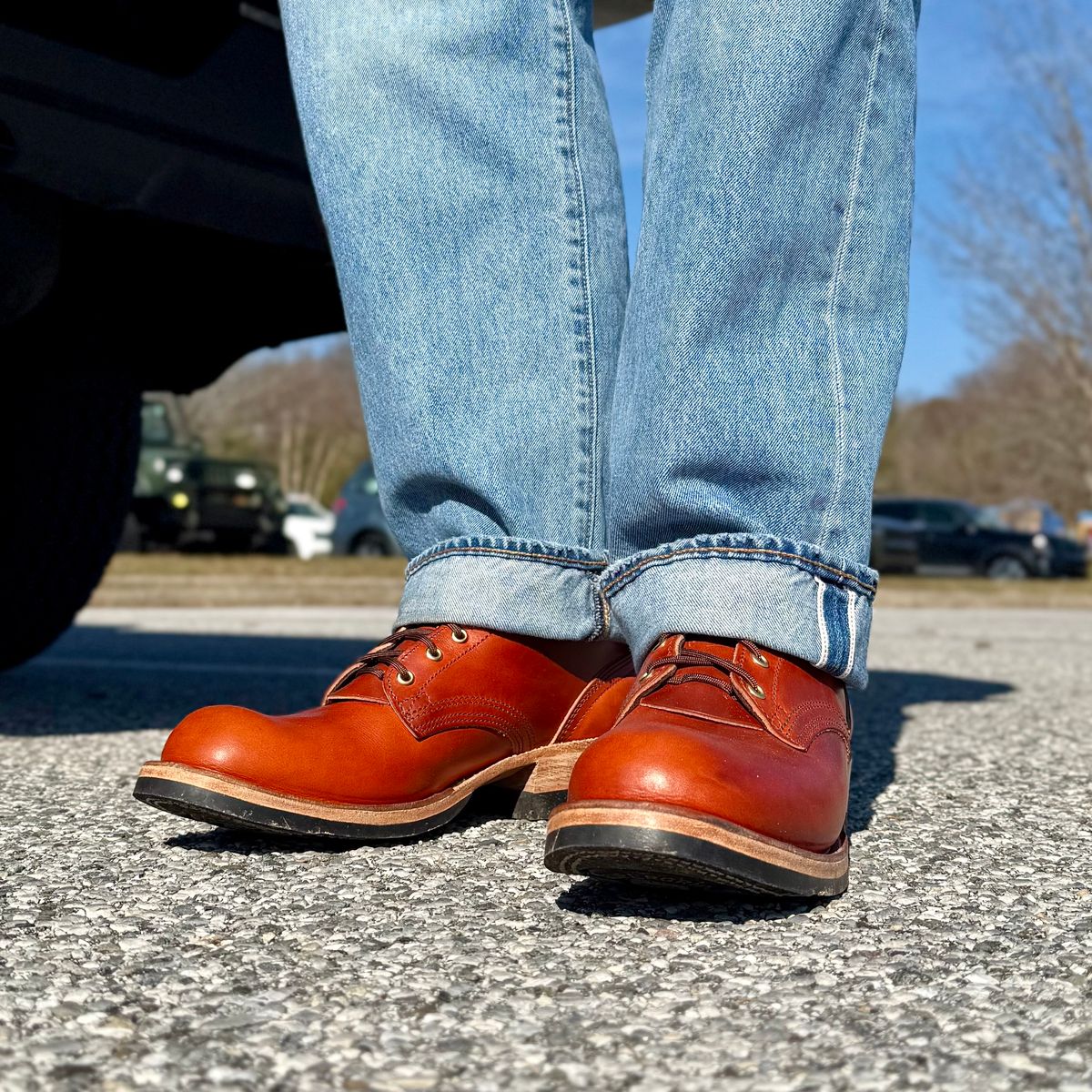 Photo by Ed on March 10, 2026 of the Nicks MTO in Wickett & Craig Double Stuffed Sienna.