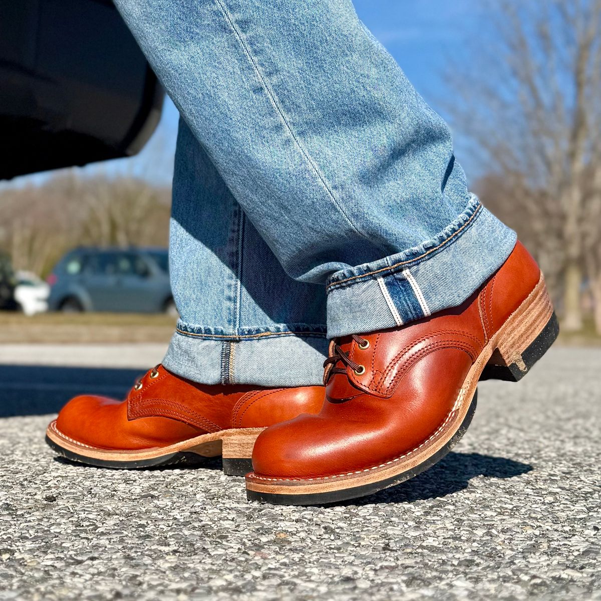 Photo by Ed on March 10, 2026 of the Nicks MTO in Wickett & Craig Double Stuffed Sienna.