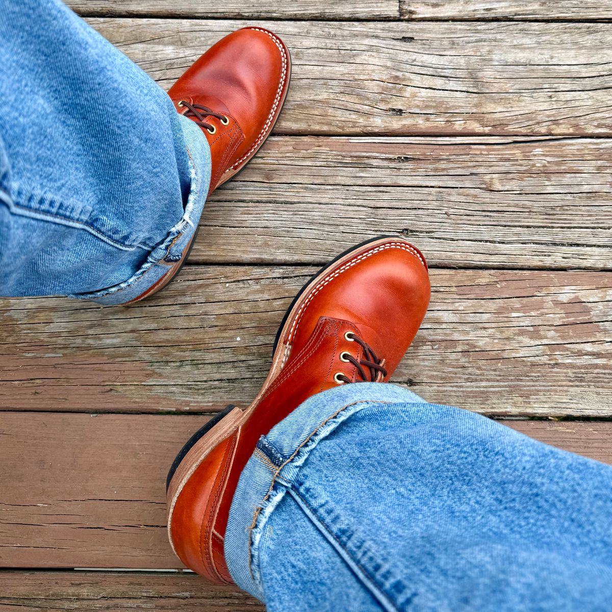 Photo by Ed on April 5, 2026 of the Nicks MTO in Wickett & Craig Double Stuffed Sienna.