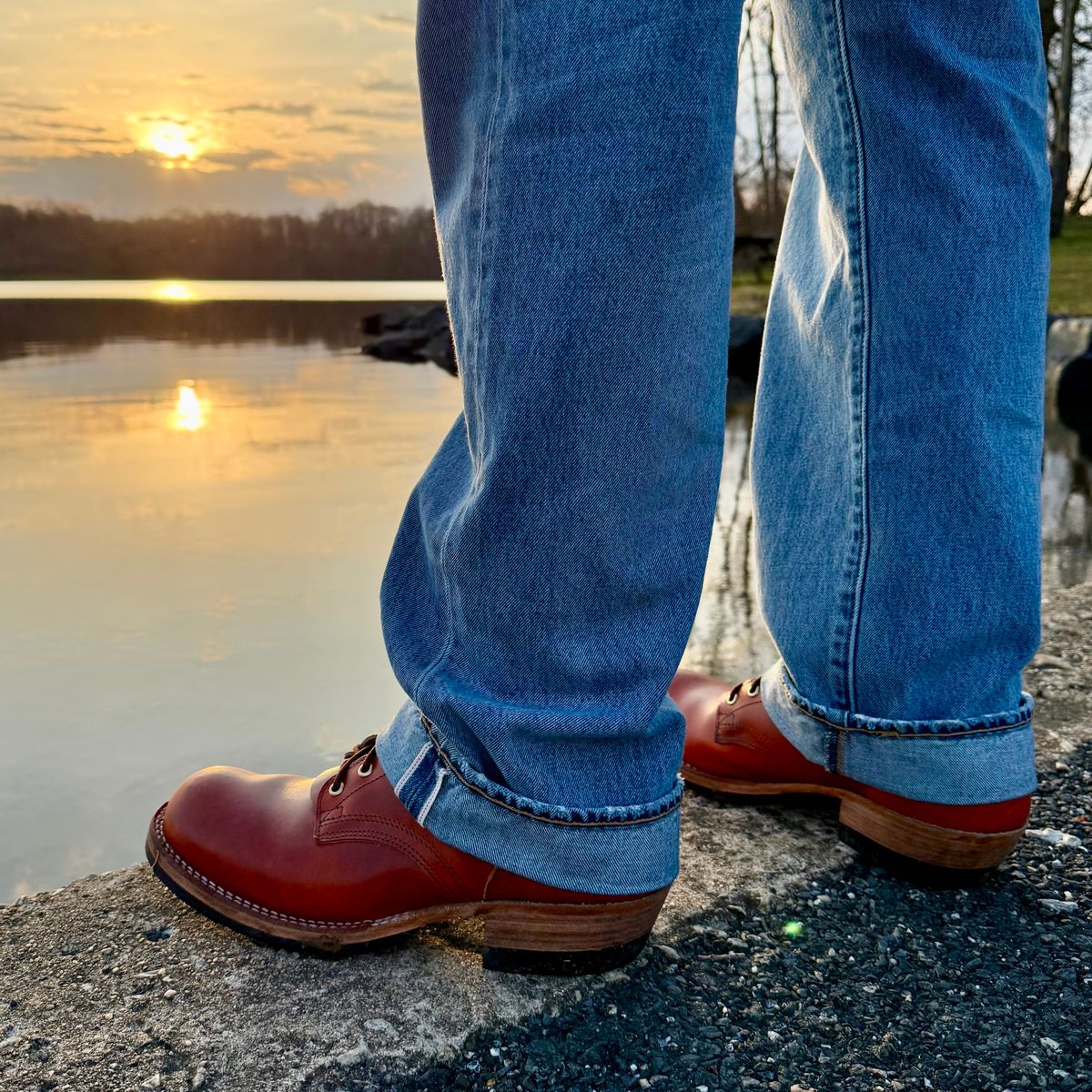 Photo by Ed on March 31, 2026 of the Nicks MTO in Wickett & Craig Double Stuffed Sienna.