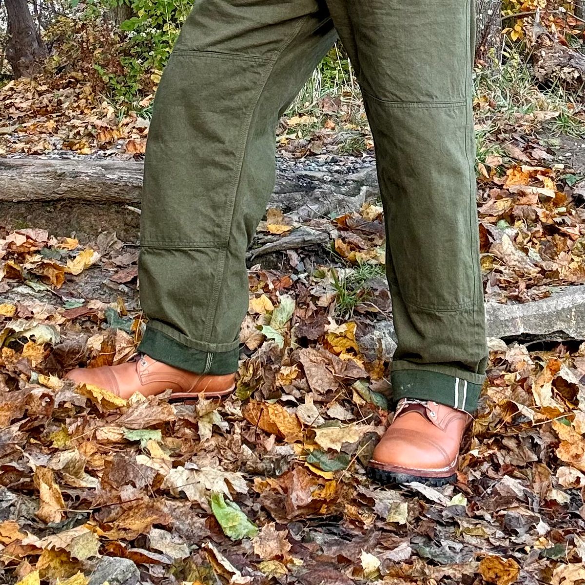 Photo by Ed on November 2, 2025 of the Nicks MTO in Horween Light Natural Dublin.