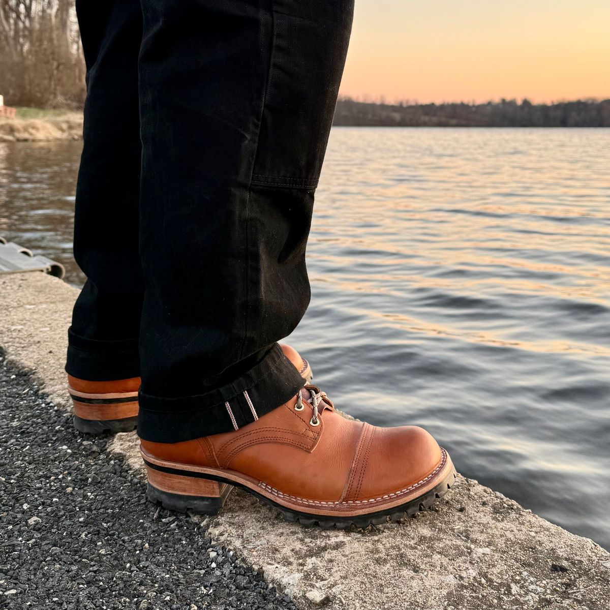 Photo by Ed on March 28, 2026 of the Nicks MTO in Horween Light Natural Dublin.