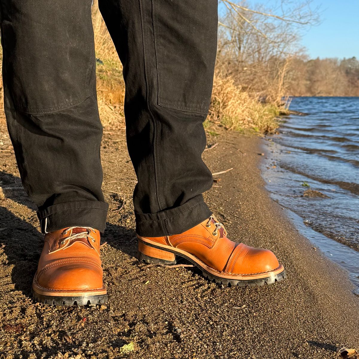 Photo by Ed on March 28, 2026 of the Nicks MTO in Horween Light Natural Dublin.