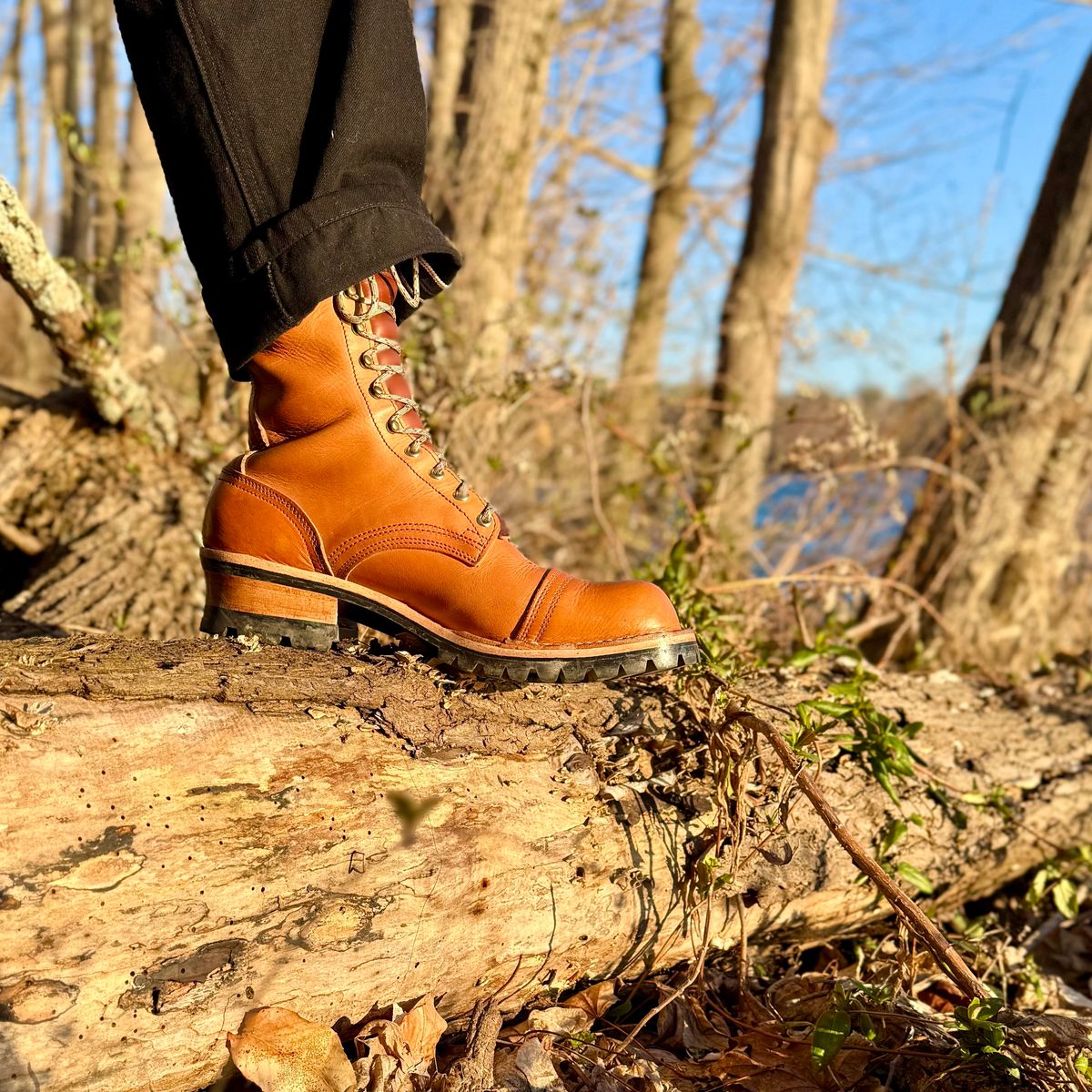 Photo by Ed on March 28, 2026 of the Nicks MTO in Horween Light Natural Dublin.