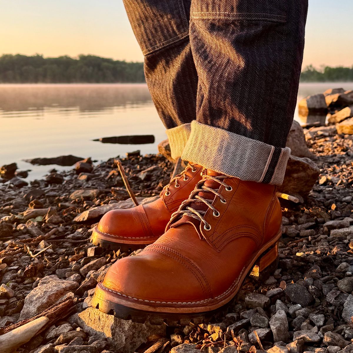 Photo by Ed on May 8, 2026 of the Nicks MTO in Horween Light Natural Dublin.