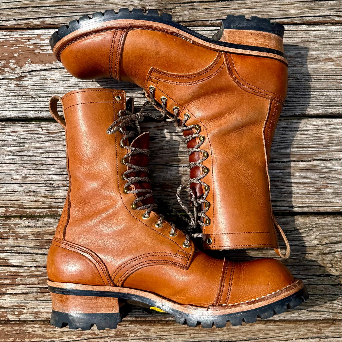 Photo by Ed on June 12, 2026 of the Nicks MTO in Horween Light Natural Dublin.