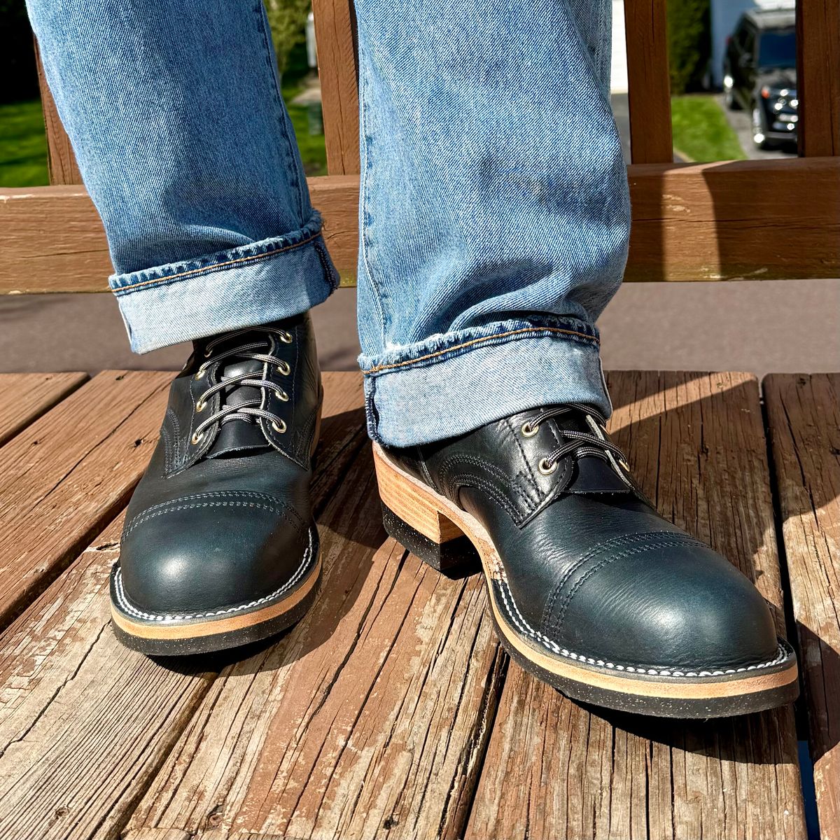 Photo by Ed on April 23, 2026 of the Nicks Robert in Roanoke Denim.