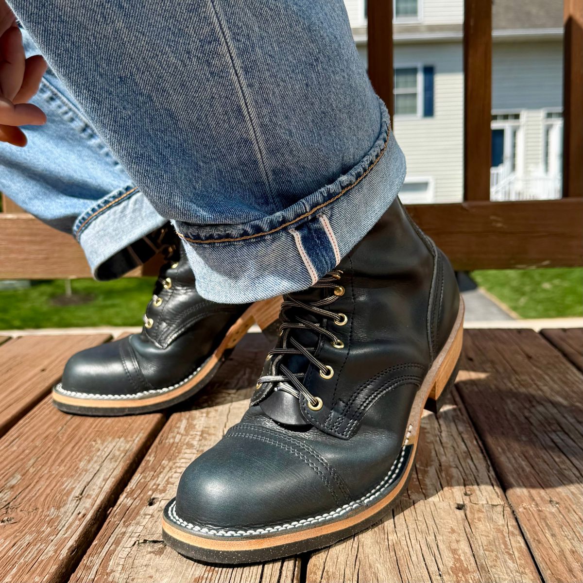 Photo by Ed on April 23, 2026 of the Nicks Robert in Roanoke Denim.