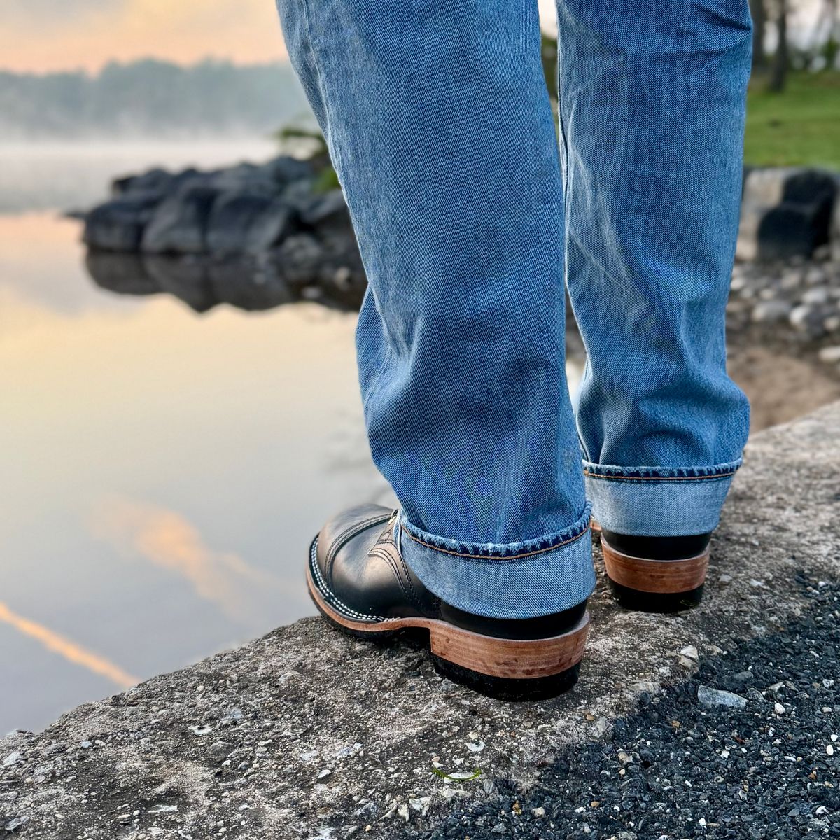 Photo by Ed on April 23, 2026 of the Nicks Robert in Roanoke Denim.