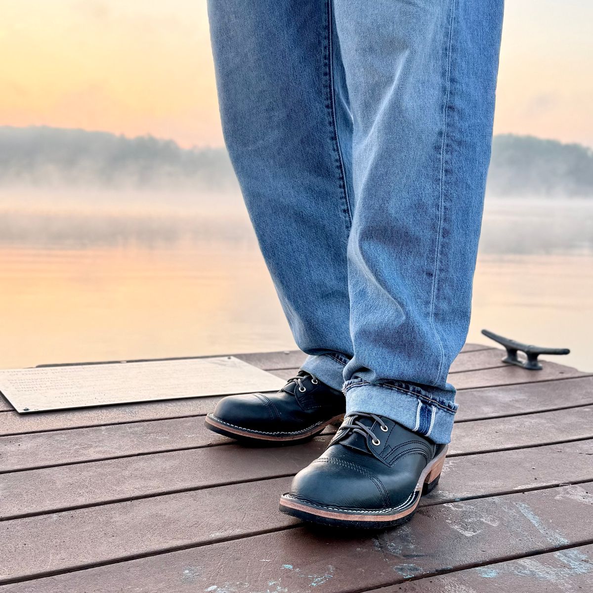 Photo by Ed on April 23, 2026 of the Nicks Robert in Roanoke Denim.
