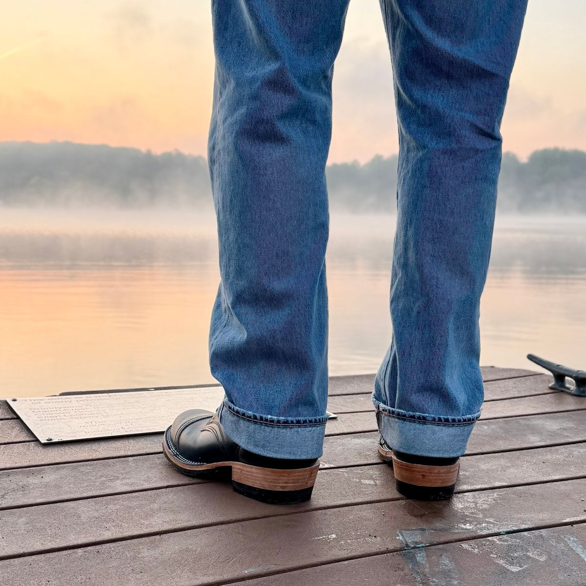 Photo by Ed on April 23, 2026 of the Nicks Robert in Roanoke Denim.