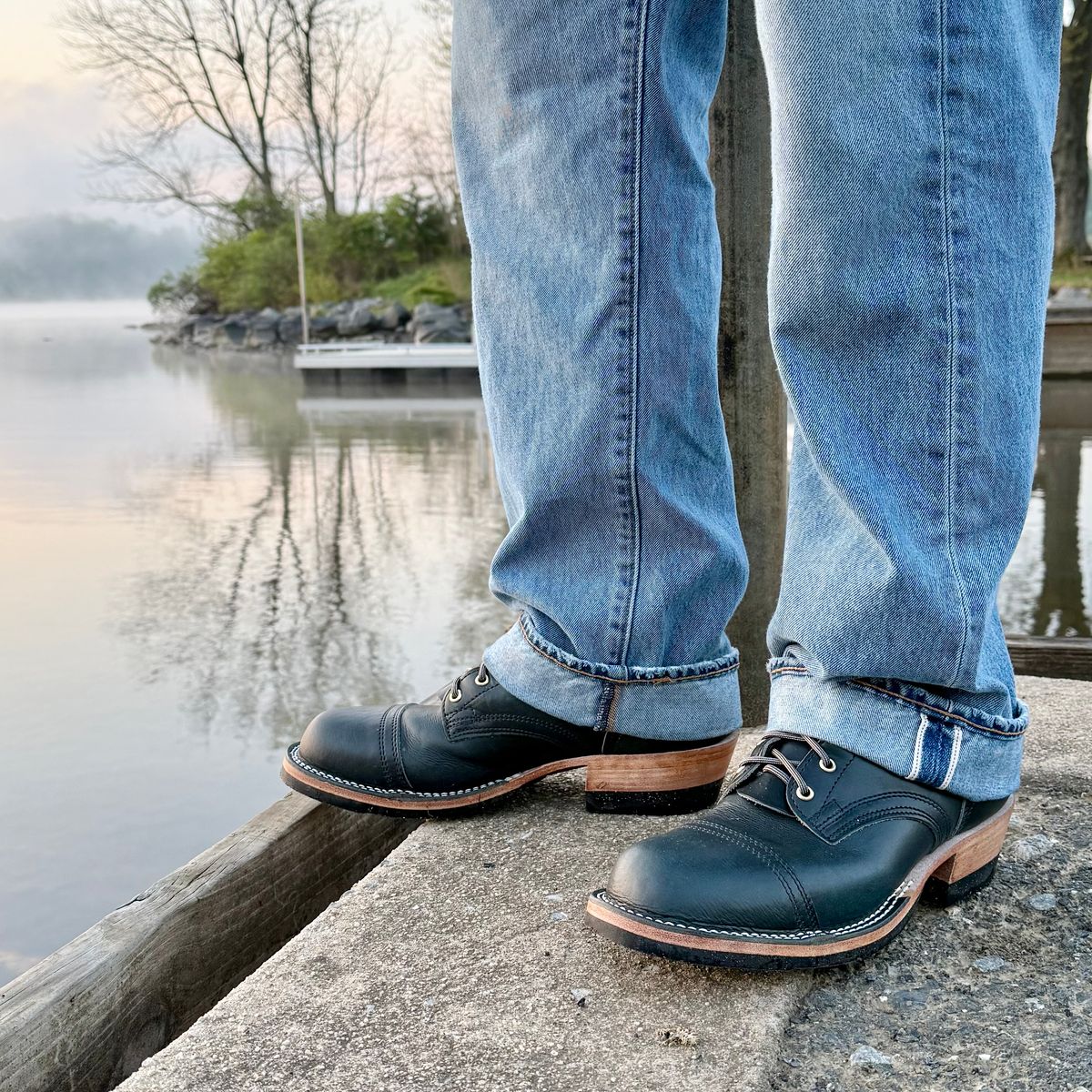 Photo by Ed on April 23, 2026 of the Nicks Robert in Roanoke Denim.