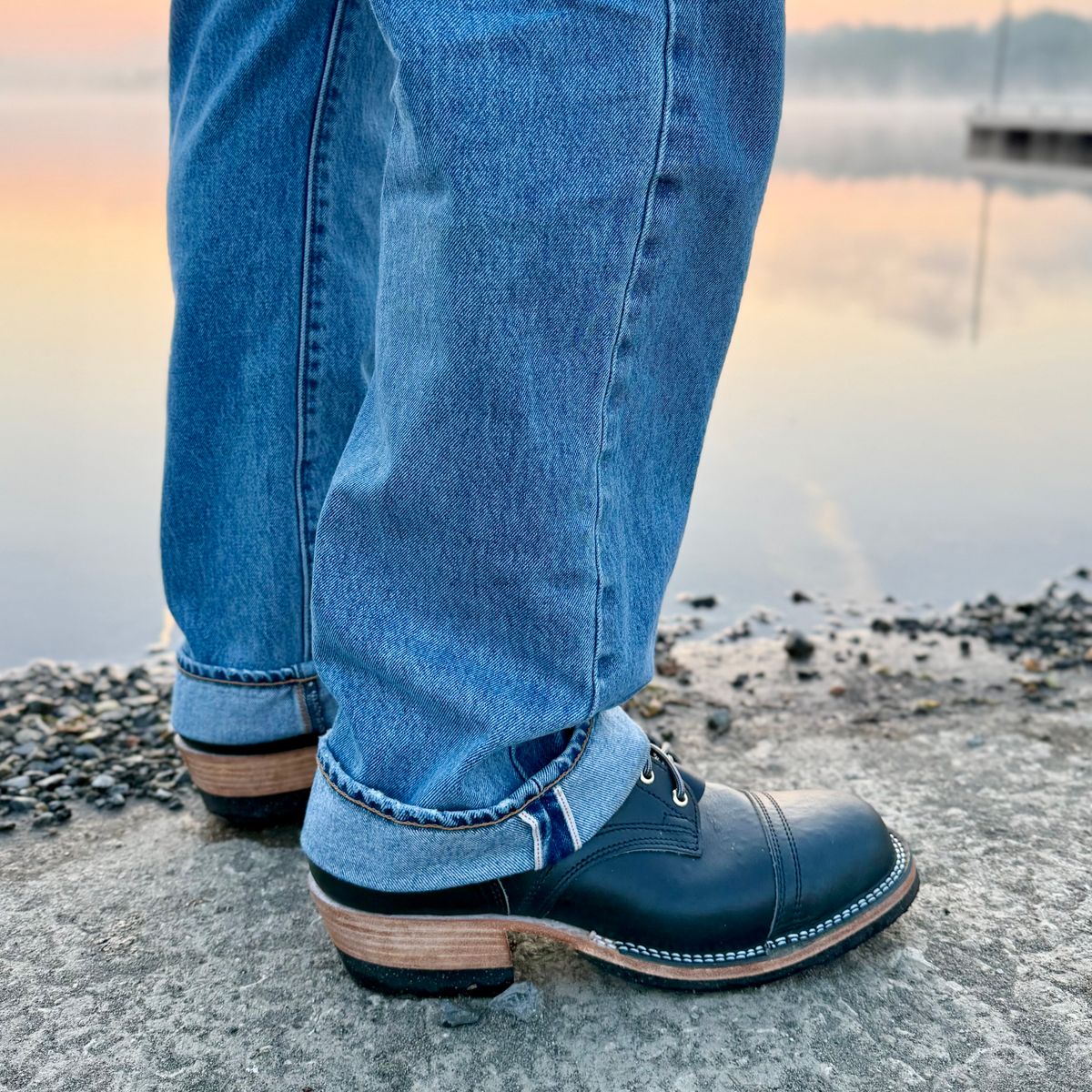 Photo by Ed on April 23, 2026 of the Nicks Robert in Roanoke Denim.